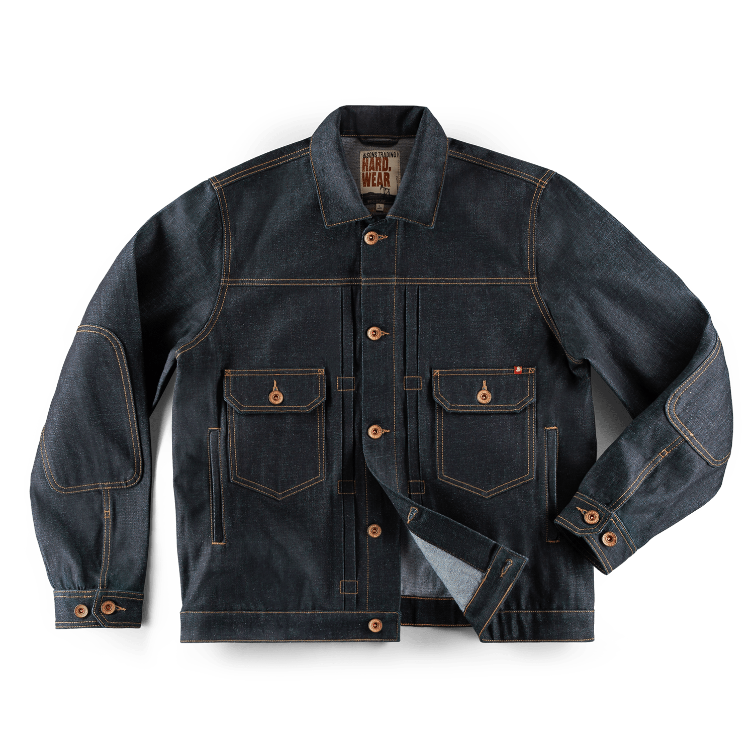 &sons Trading Co Men's Blue Open Range Jacket Raw Indigo In Blue