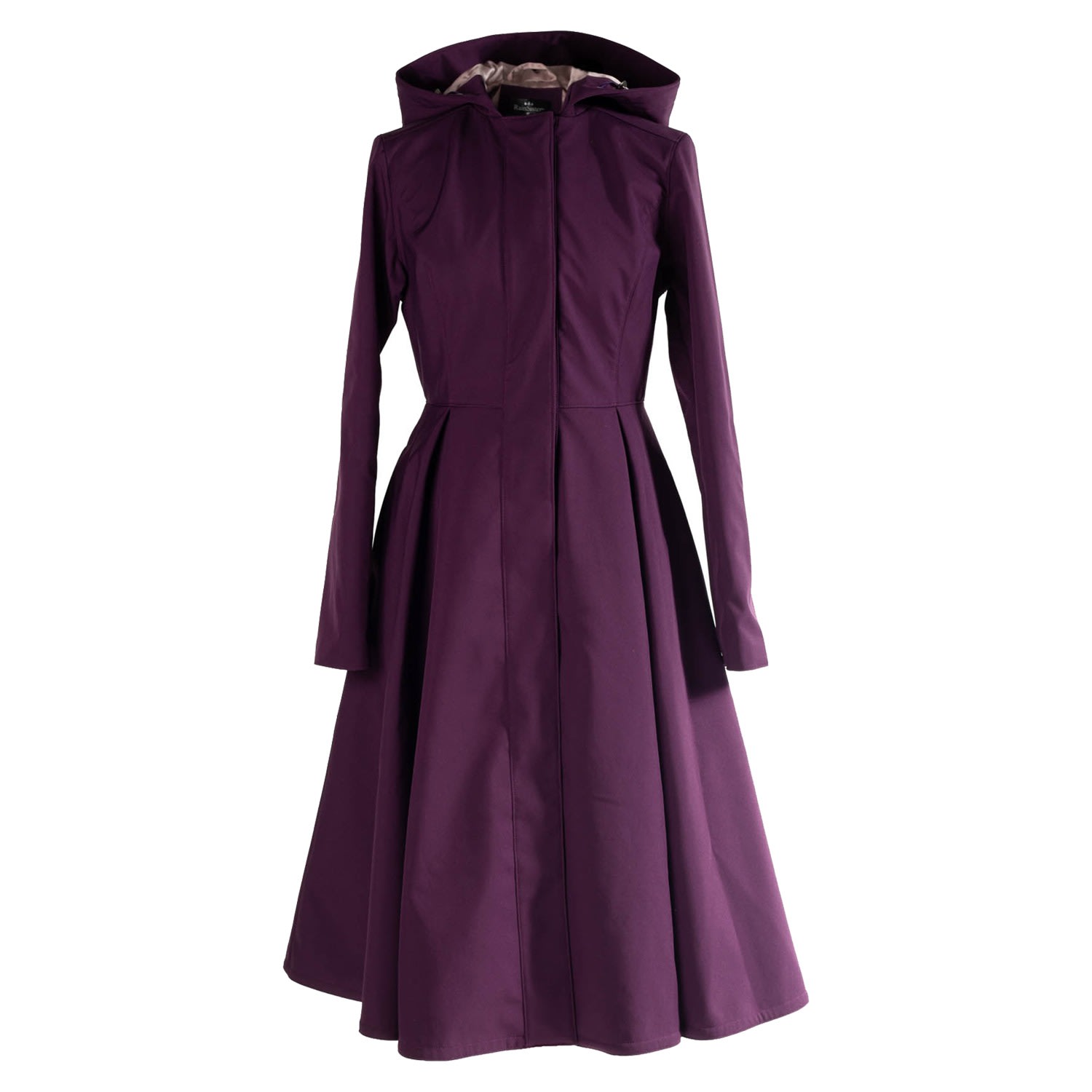 Women’s Pink / Purple Waterproof Hooded Purple Coat In Ruby Purple Large Rainsisters