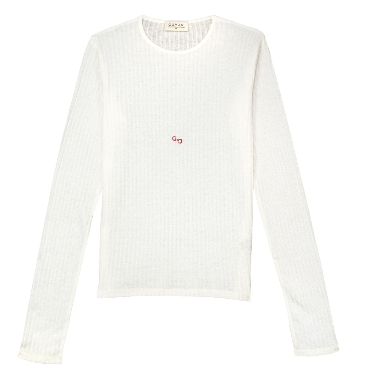 Guaja. Studio Women's White Cherry On Top Embroidered Sweater In White