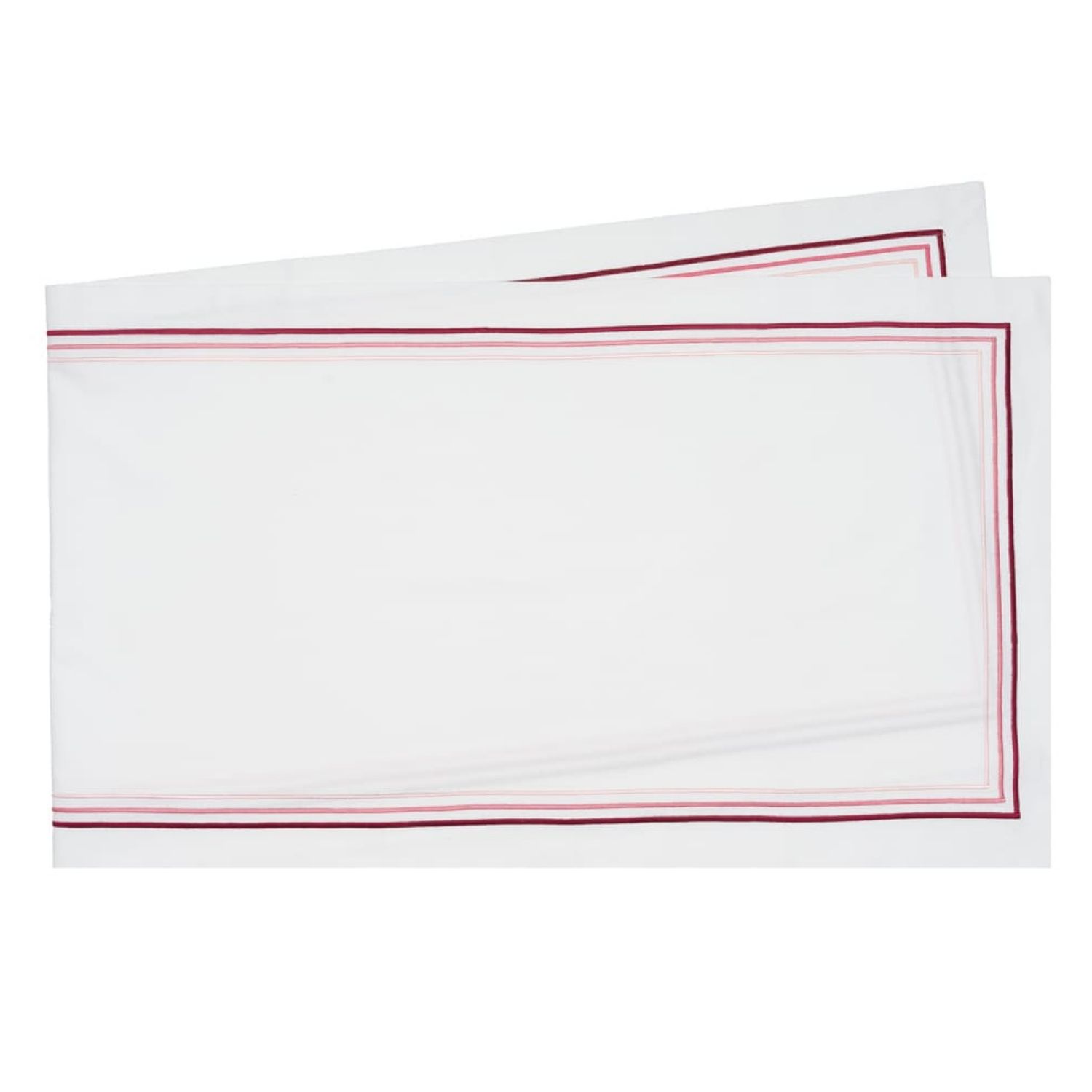 Km Home Collection White Rosé Cotton Runner
