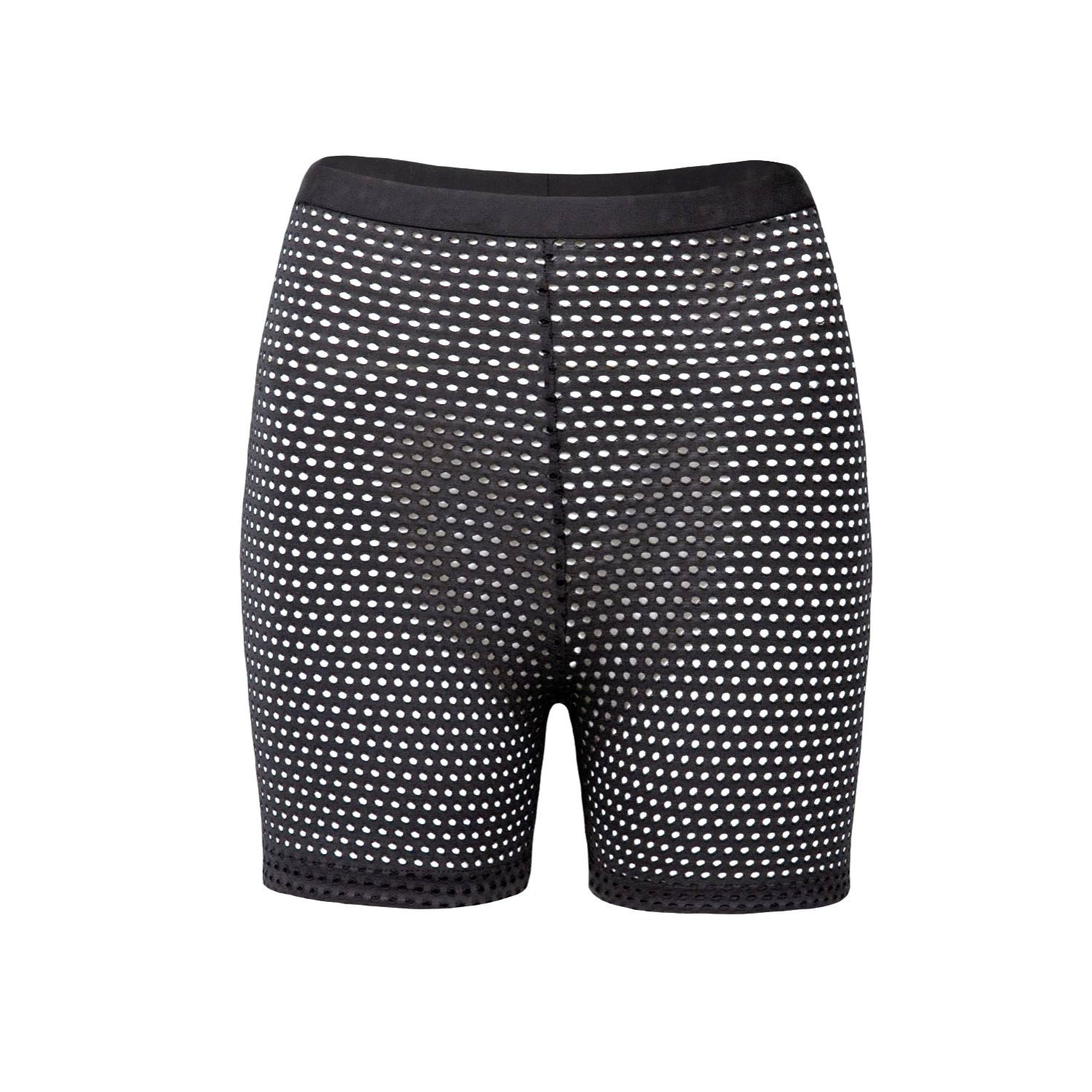 Women’s Black Stretch And Vitality Net Biker Extra Small Numbat