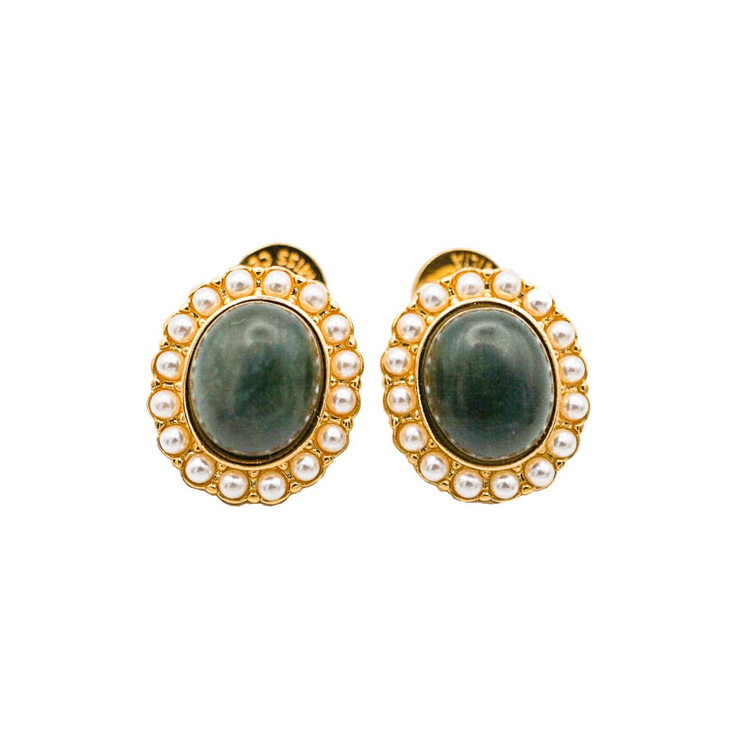 Women’s Gold Jeanne Vintage Style Ear Studs Miss Cecilia