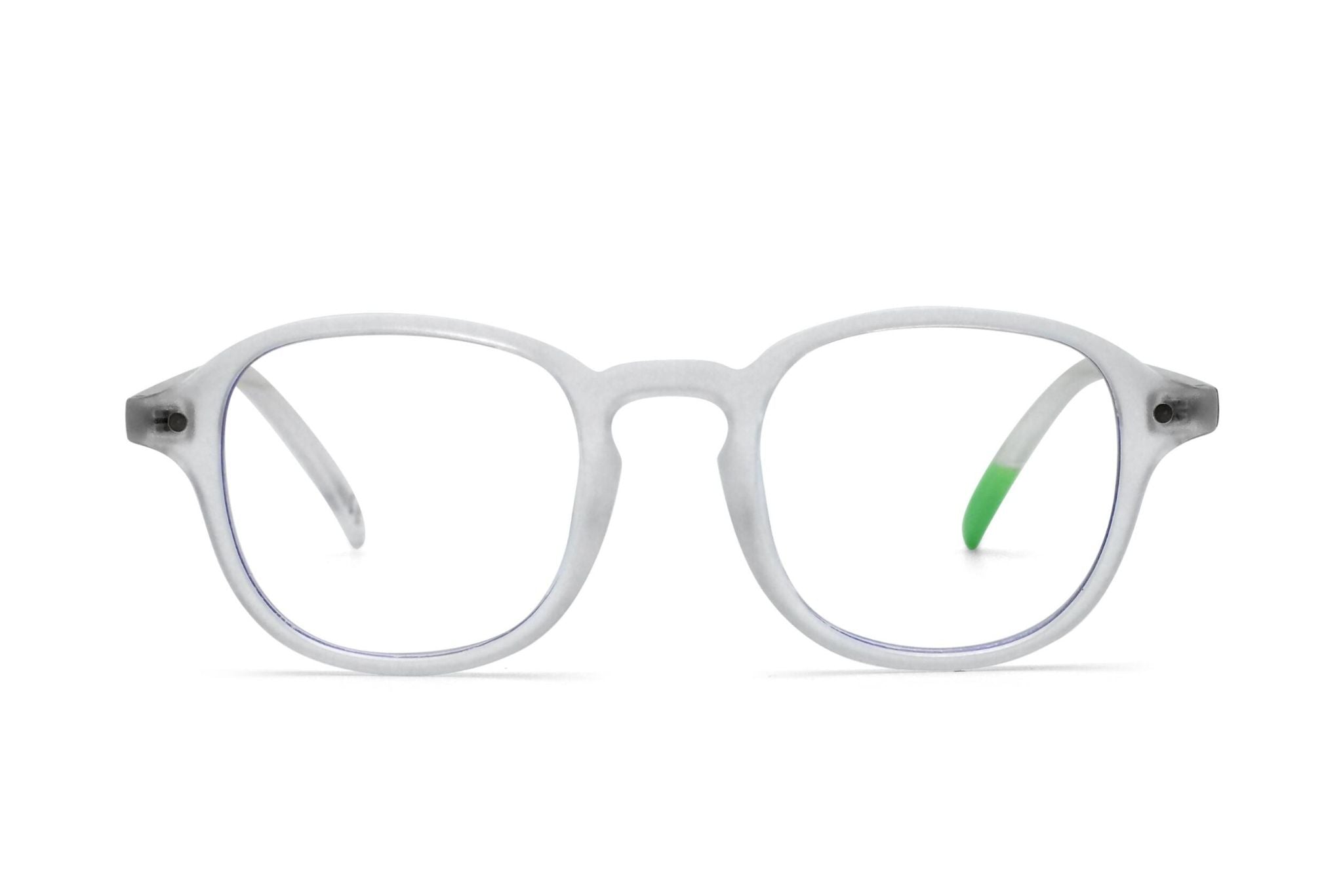 Otaaki Men's White Inga Screen Glasses  – Crystal In White