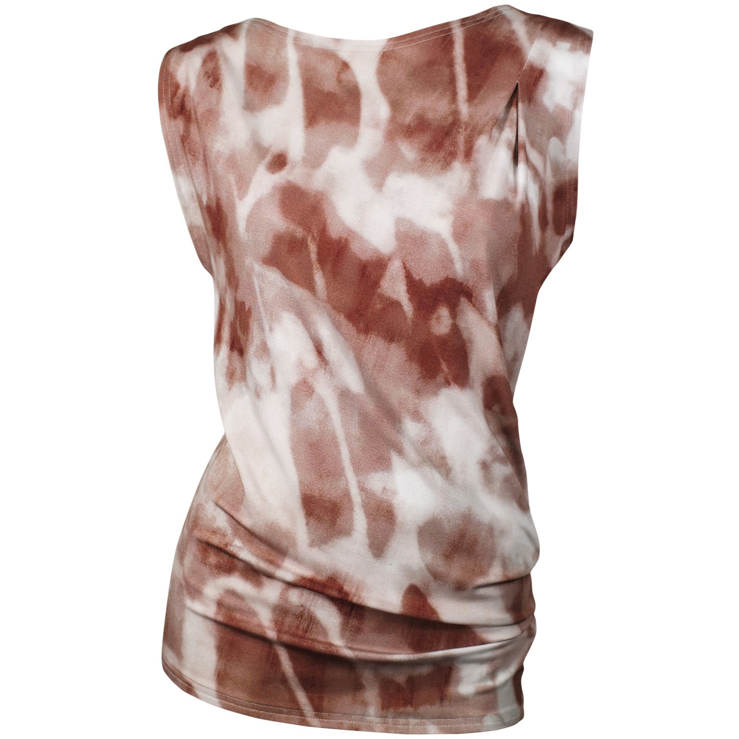 Me&thee Women's Neutrals Finders Keepers Nude Print Bamboo Jersey Tee In Brown