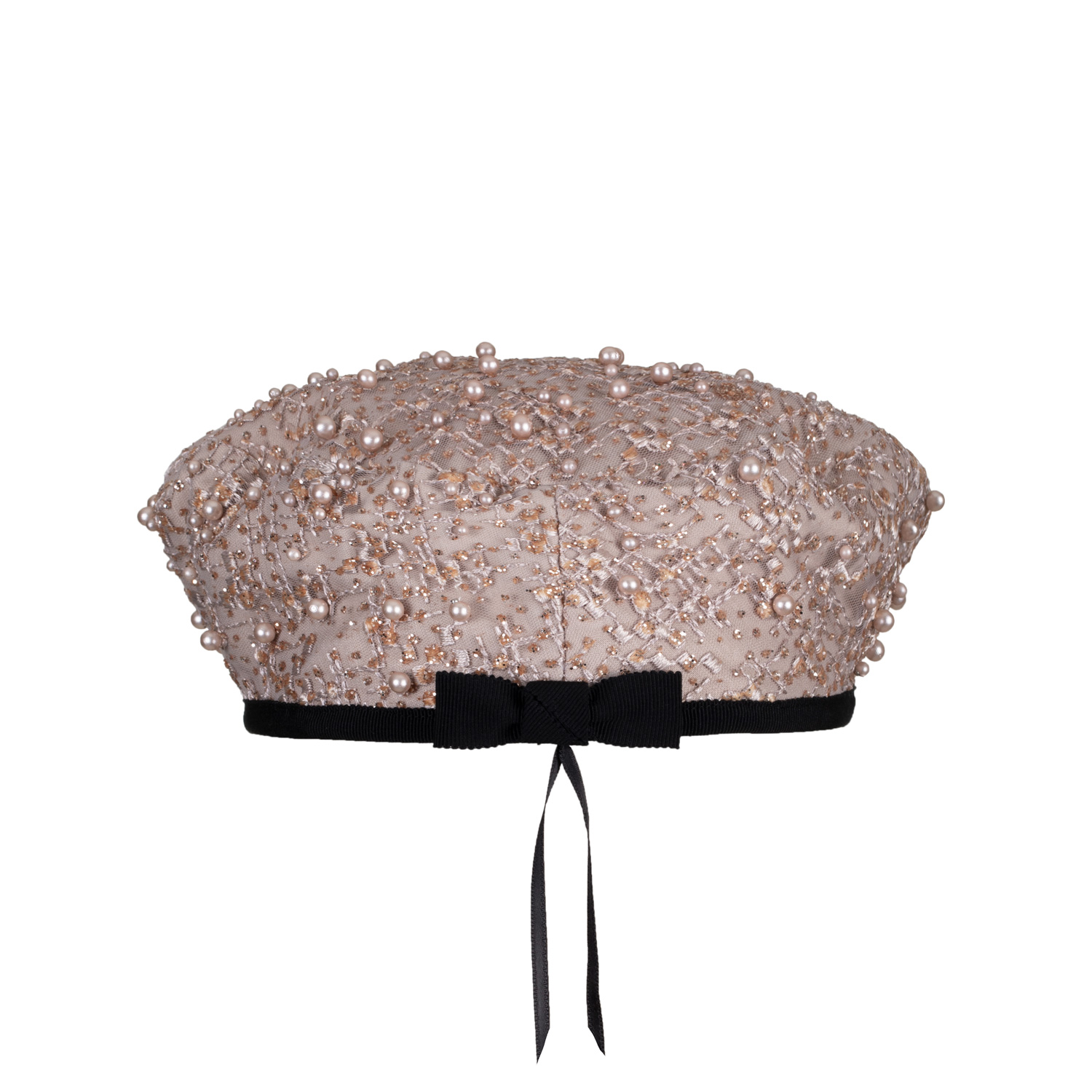 Jacqueline - Pearl Embellished French Beret Hat | SIBI Hats | Wolf
