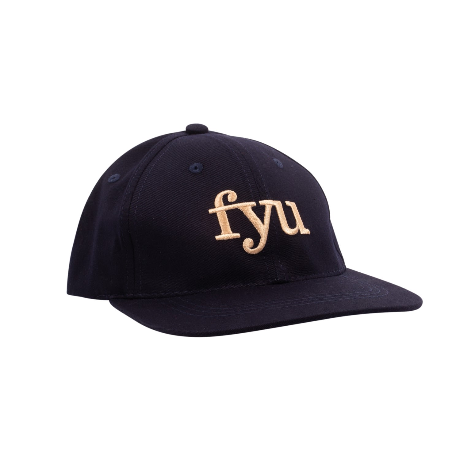 Men’s Embroidered Logo Baseball Cap - Blue One Size Fyu Paris