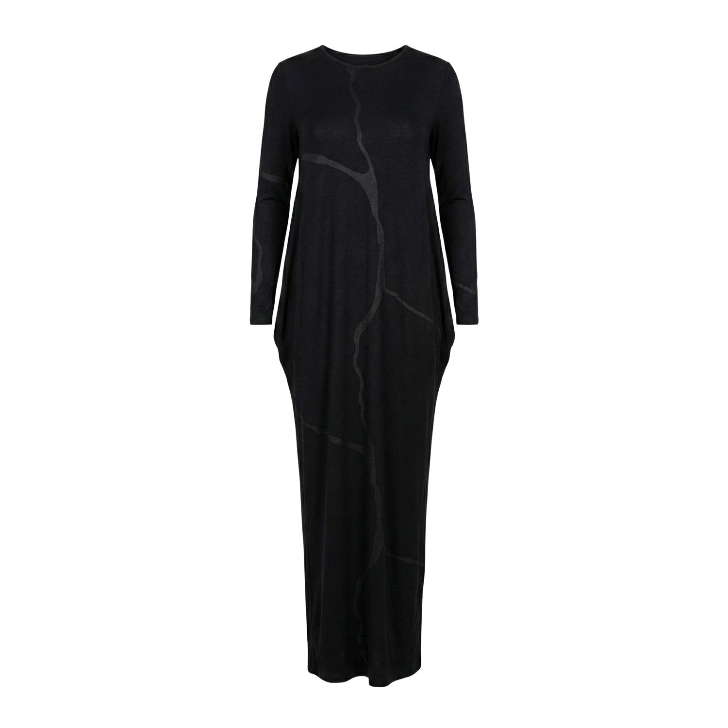 Women's Black Ice Kintsugi Three Way Maxi | Extra Small | Esther Saadia