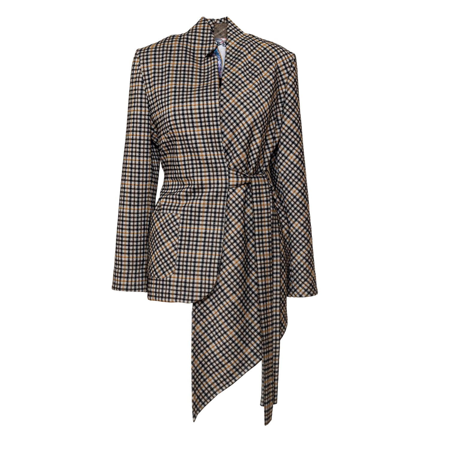 Artista Women's Brown Cross Jacket In Brown