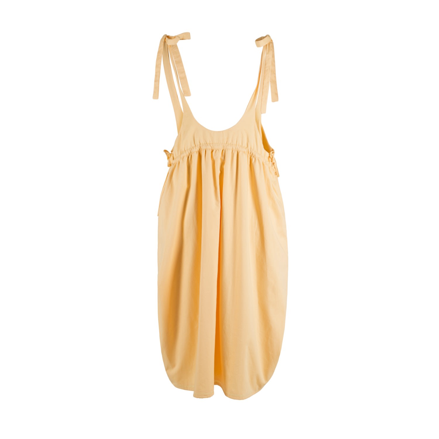 Women’s Yellow / Orange Butter Yellow Pinafore Dress Large Solai