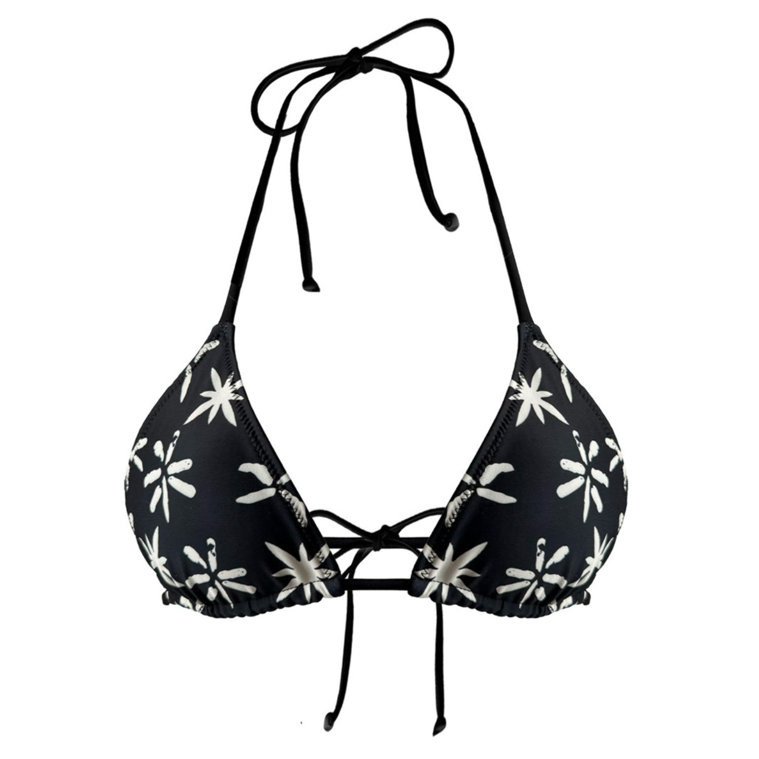 Nara Swim Women's Black Lulu Reversible Top // Se'i In Black