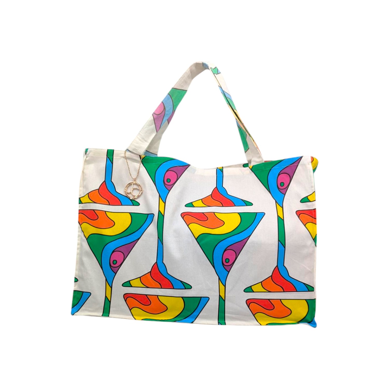 Julia Clancey Women's Martini Rainbow Tote Bag