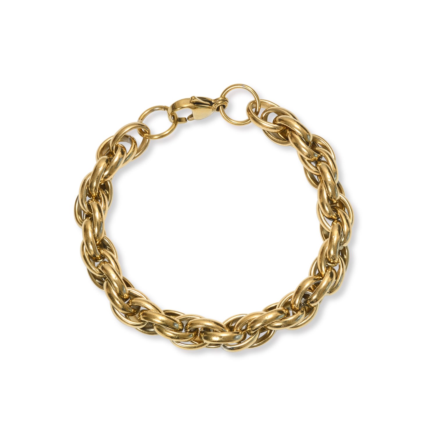 Women’s Gold Knot Bracelet A Weathered Penny