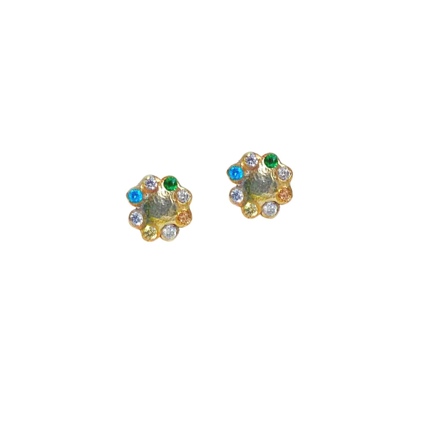 Women’s Electric Garden Gemstone Studs Lily Flo Jewellery