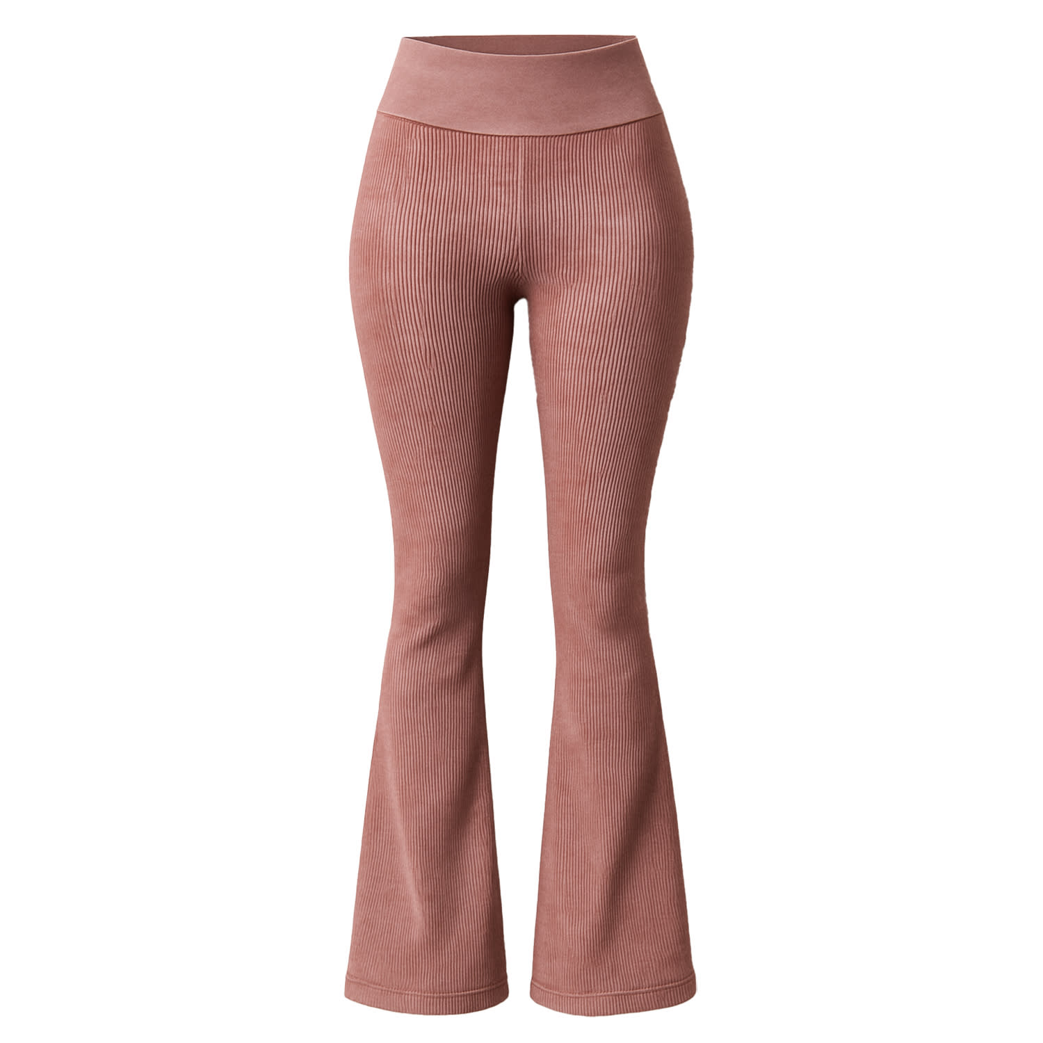 Hrmn8 Women's Rose Gold Takeover Flare Leggings In Pink