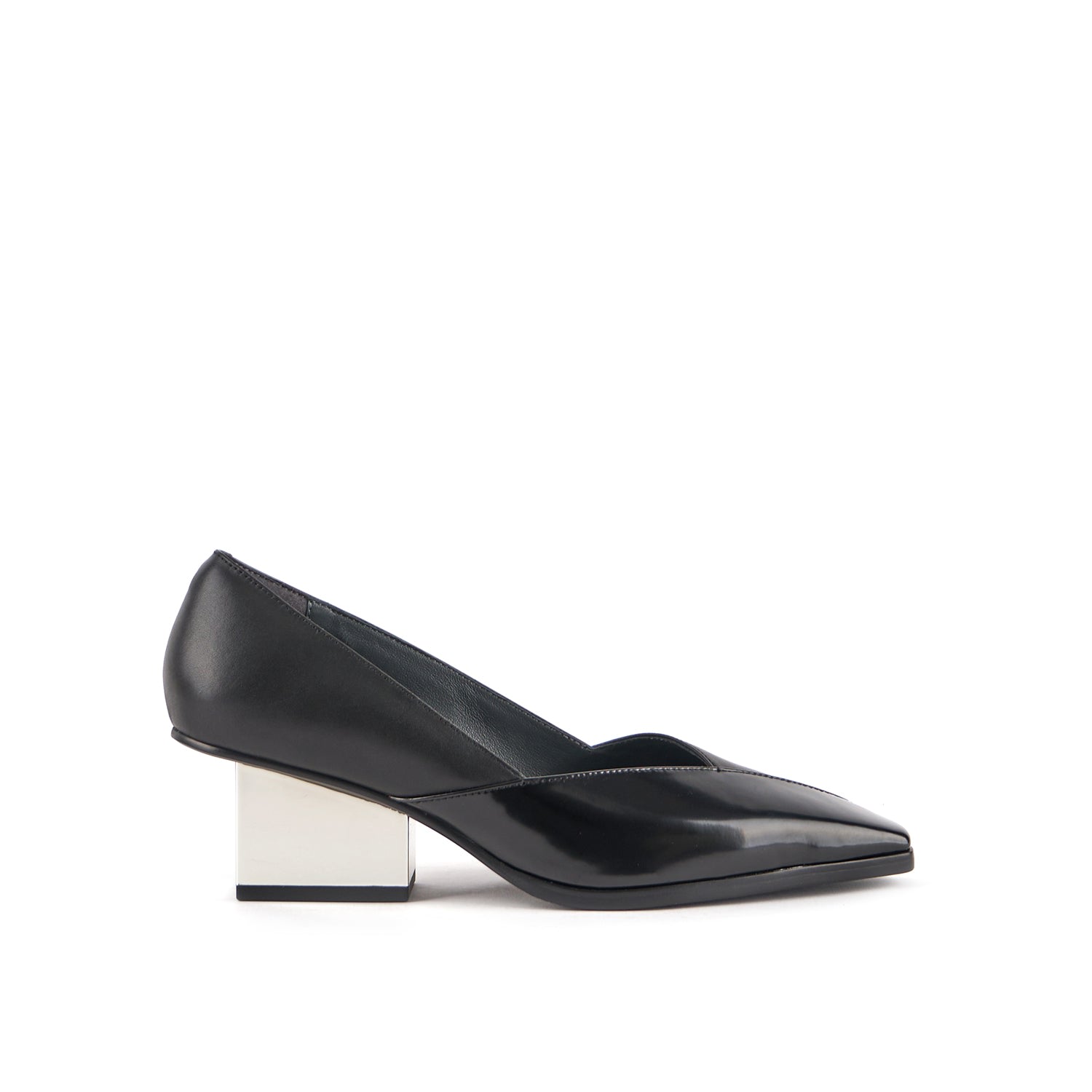 United Nude Women's Black / Silver Layer Raila Mid - Black In Black