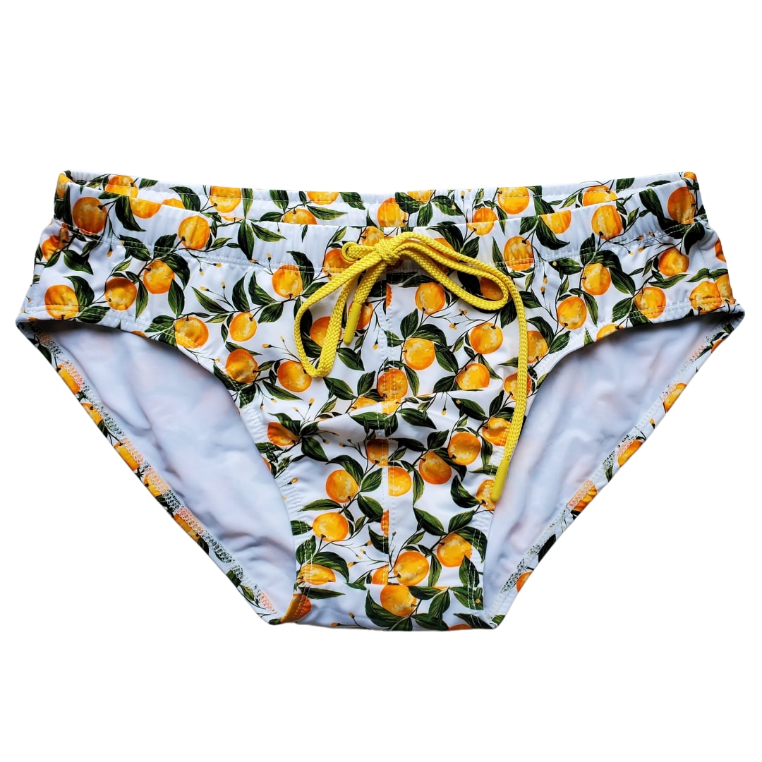 Men’s Swim Briefs Orange Grove Large Shokan 28