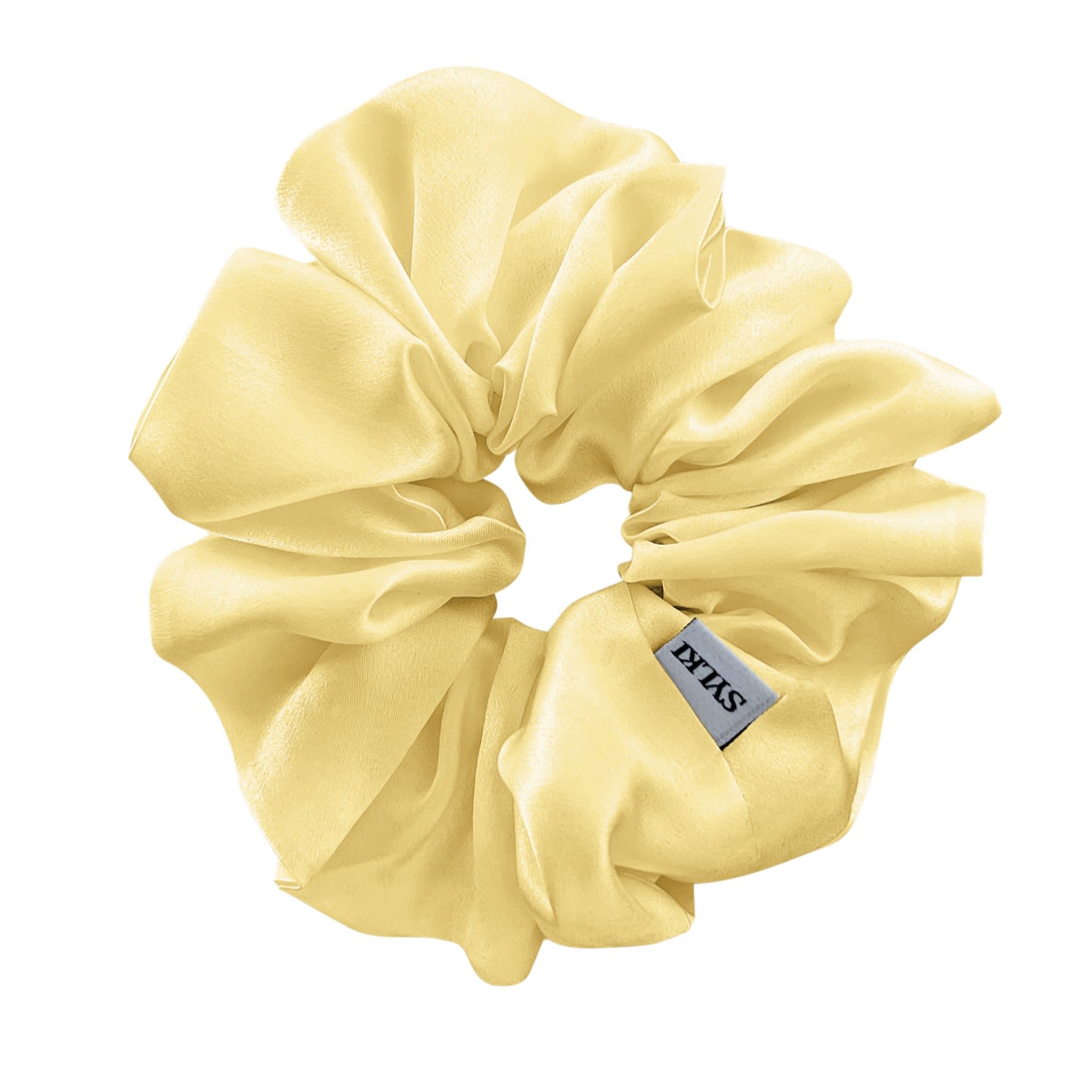 Women's Silk Scrunchies - Yellow | Sylki