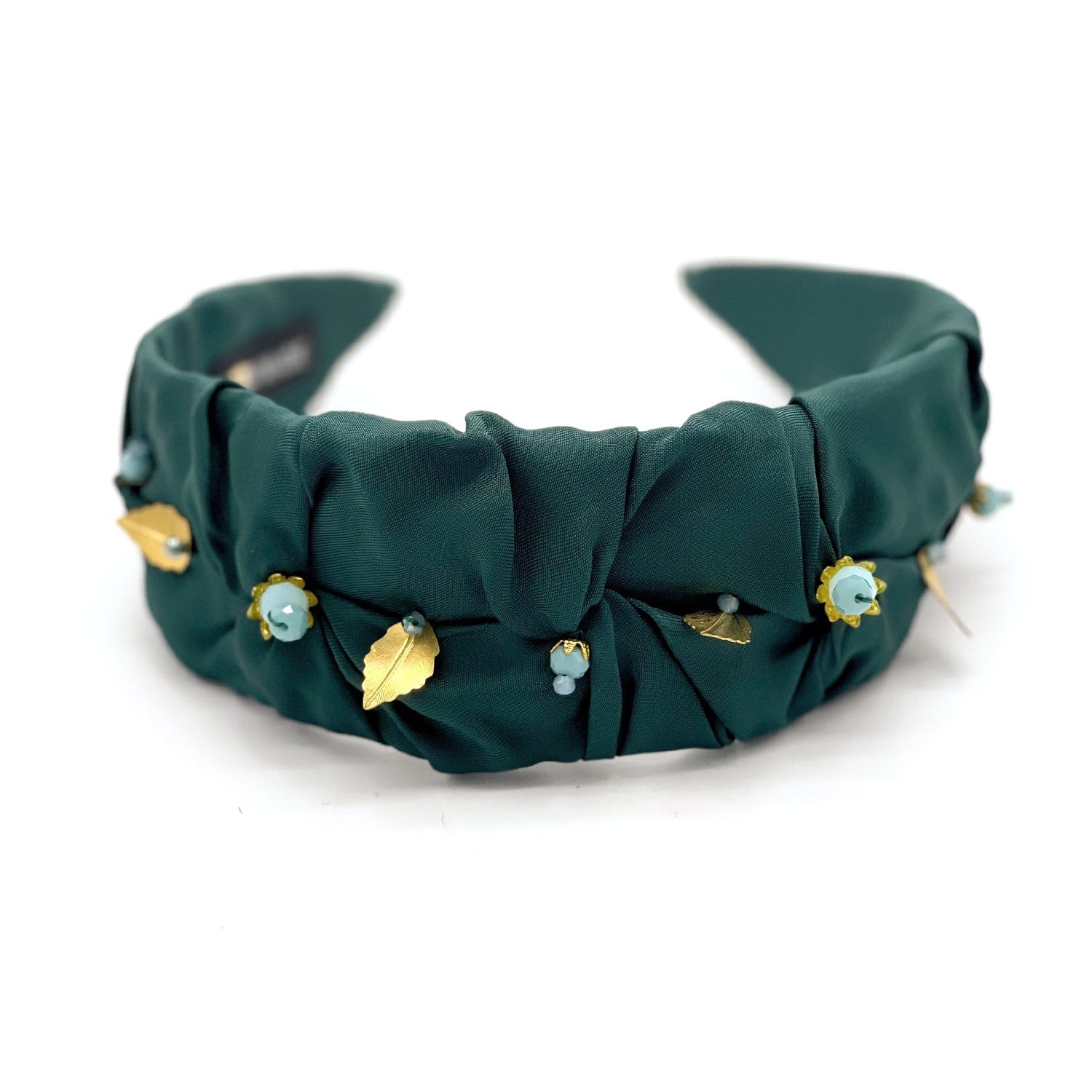 Women's Green Bell Handmade Headband | Adiba