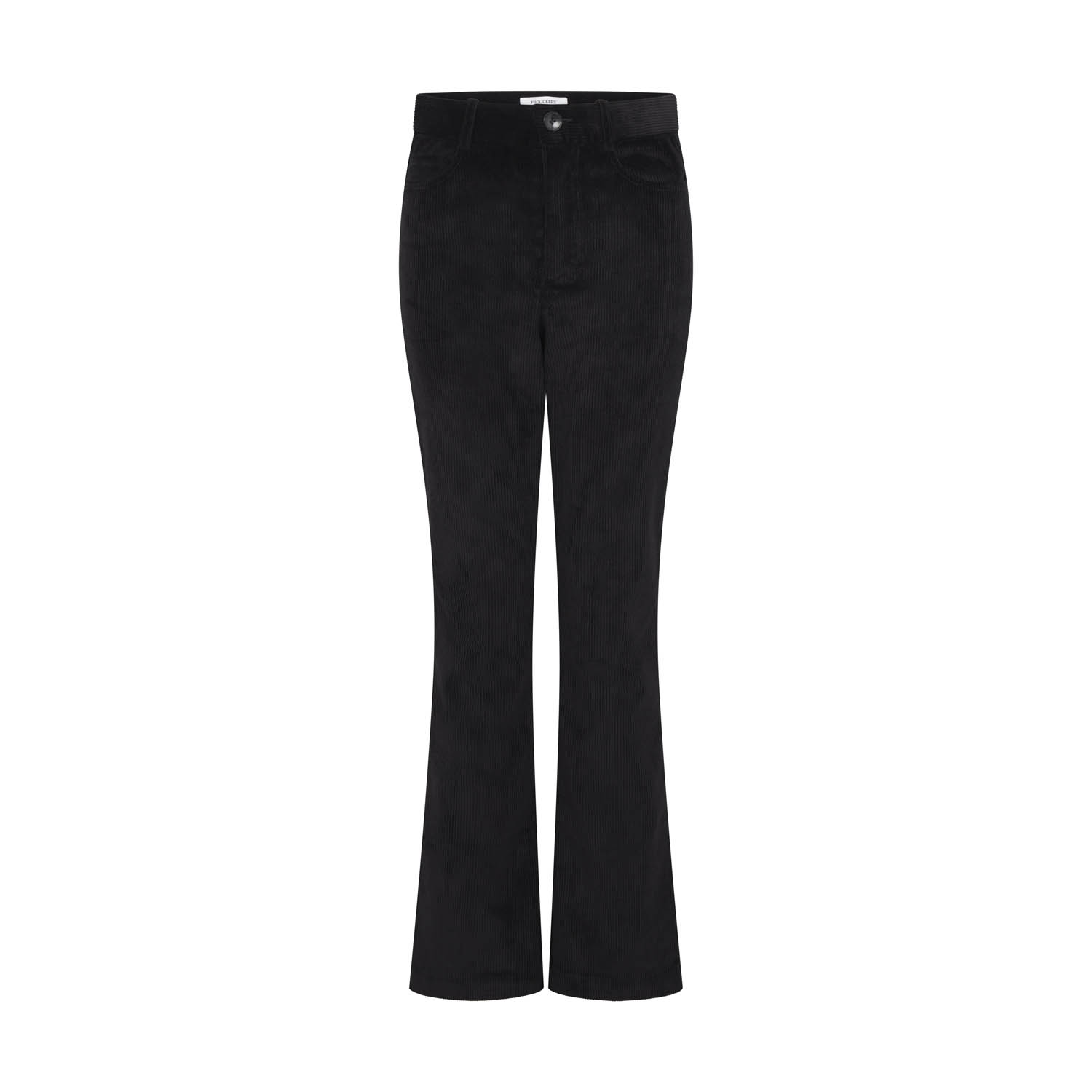 Frolickers Women's Corduroy Flare Trousers - Black In Black