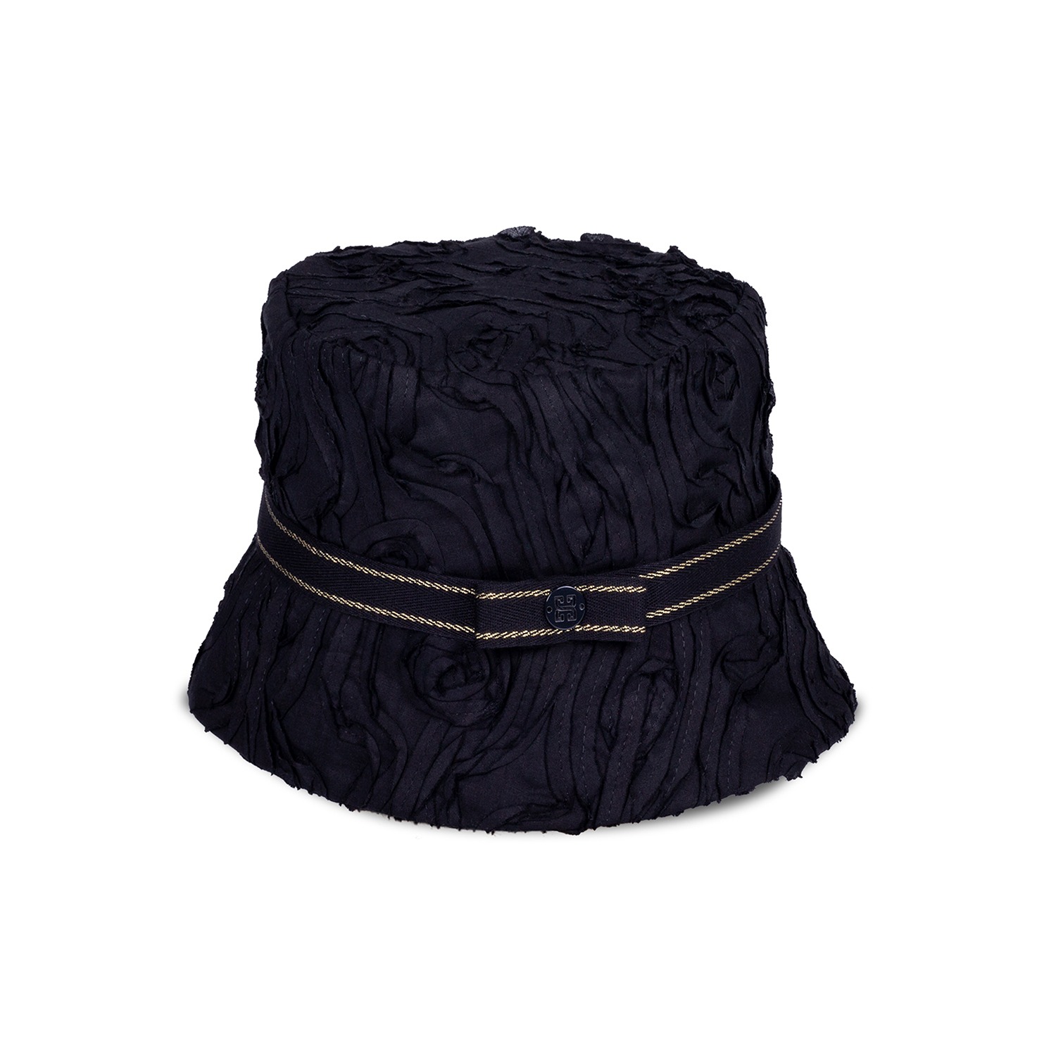 Nora - Black Floral Cotton Bucket Hat | SIBI Hats | Wolf & Badger