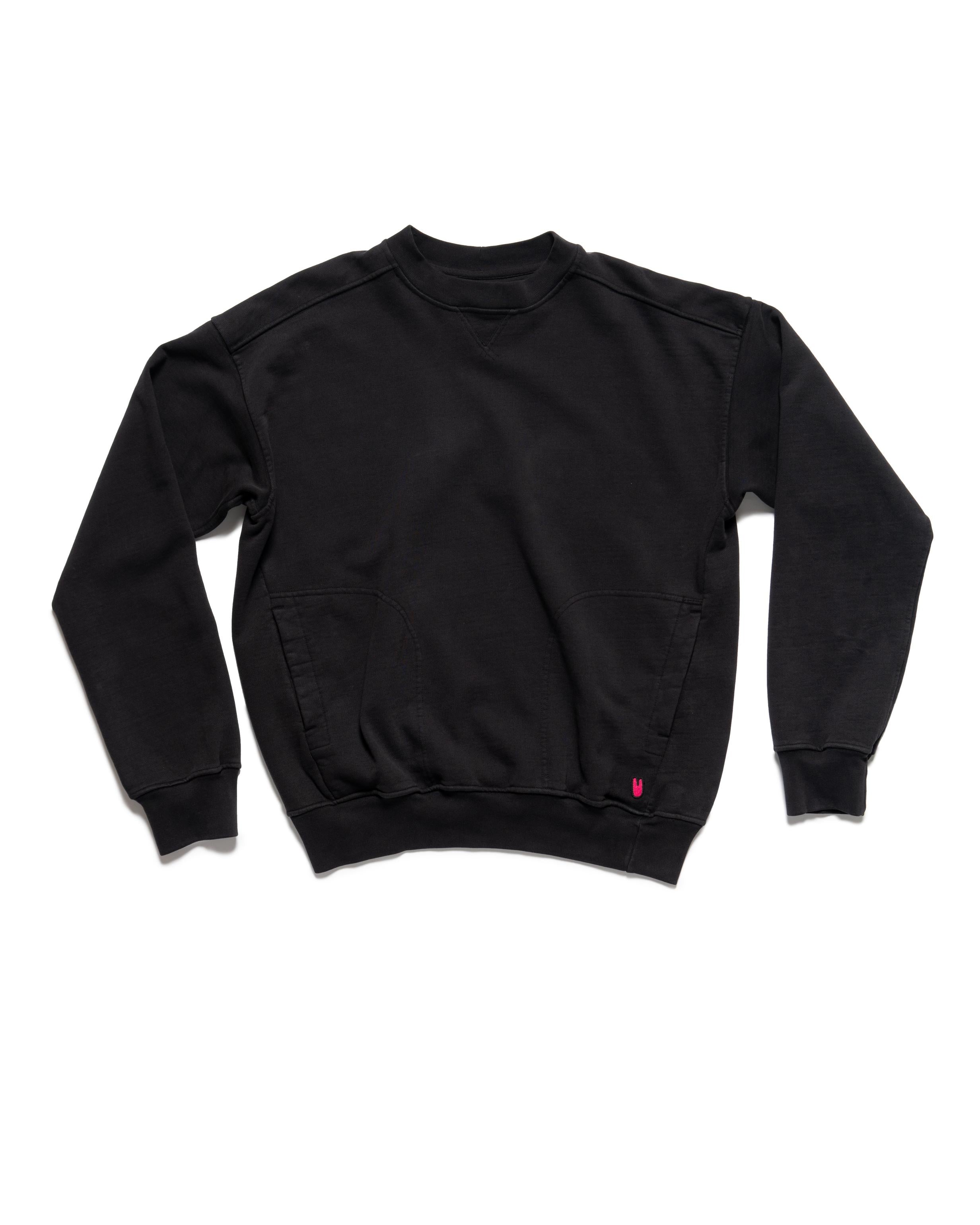 Unless Collective Women's Luxe Crew Sweatshirt - W - Black In Black