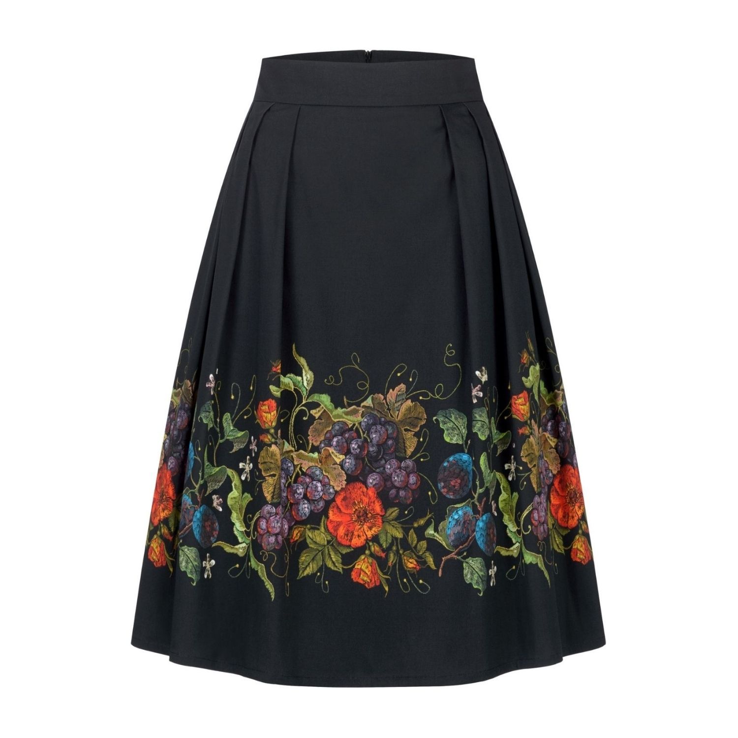 Women's Black Wild Vine Skirt | Large | Marianna Déri
