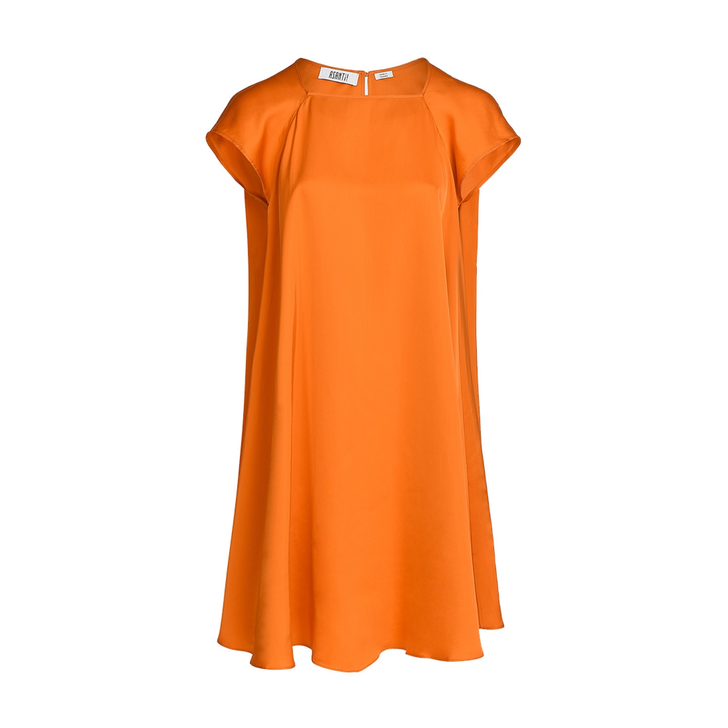 Women’s Yellow / Orange Selma Babydoll Dress - Apricot Medium Asantii