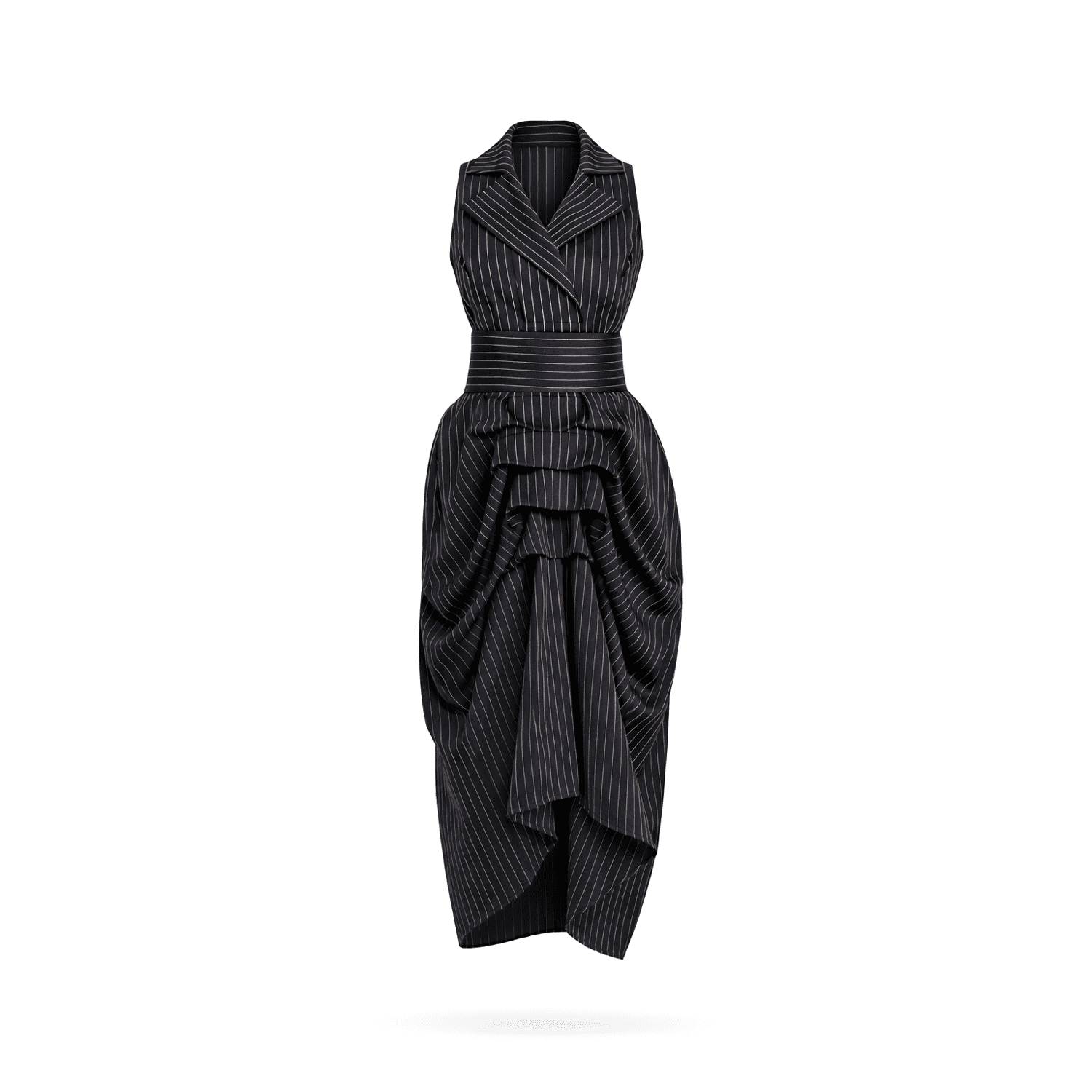 black and white tuxedo dress Adrianna Papell Women's Jersey Twist Gown white besom pockets Women's Black / White The