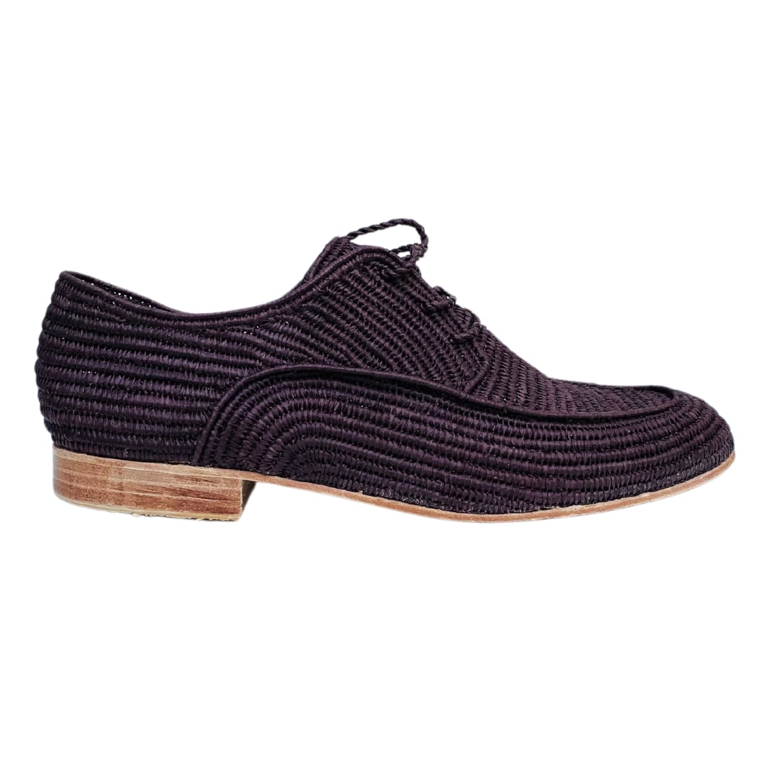 Ocelot Market Men's Raffia Brogue In Brown In Brown