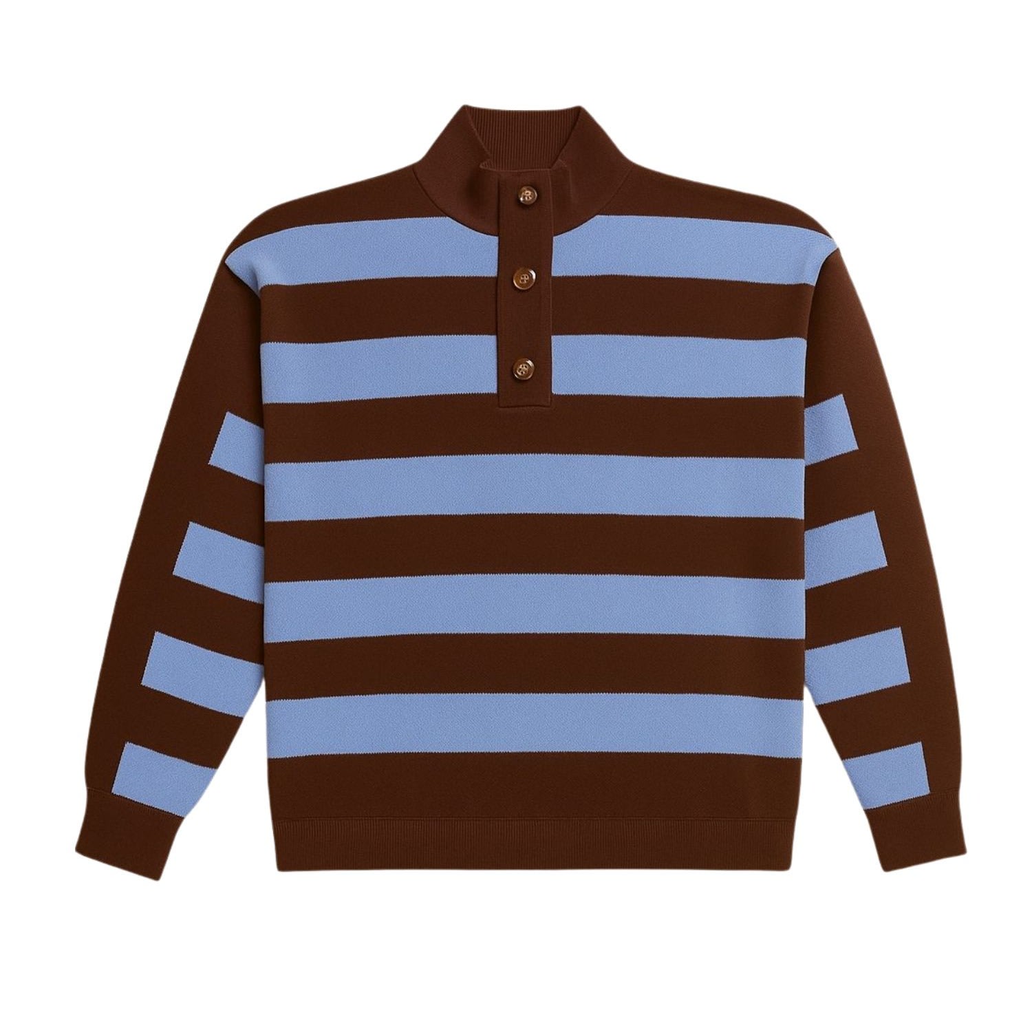 Yorstruly Women's Blue / Orange / Brown Retro Stripe Knit In Multi
