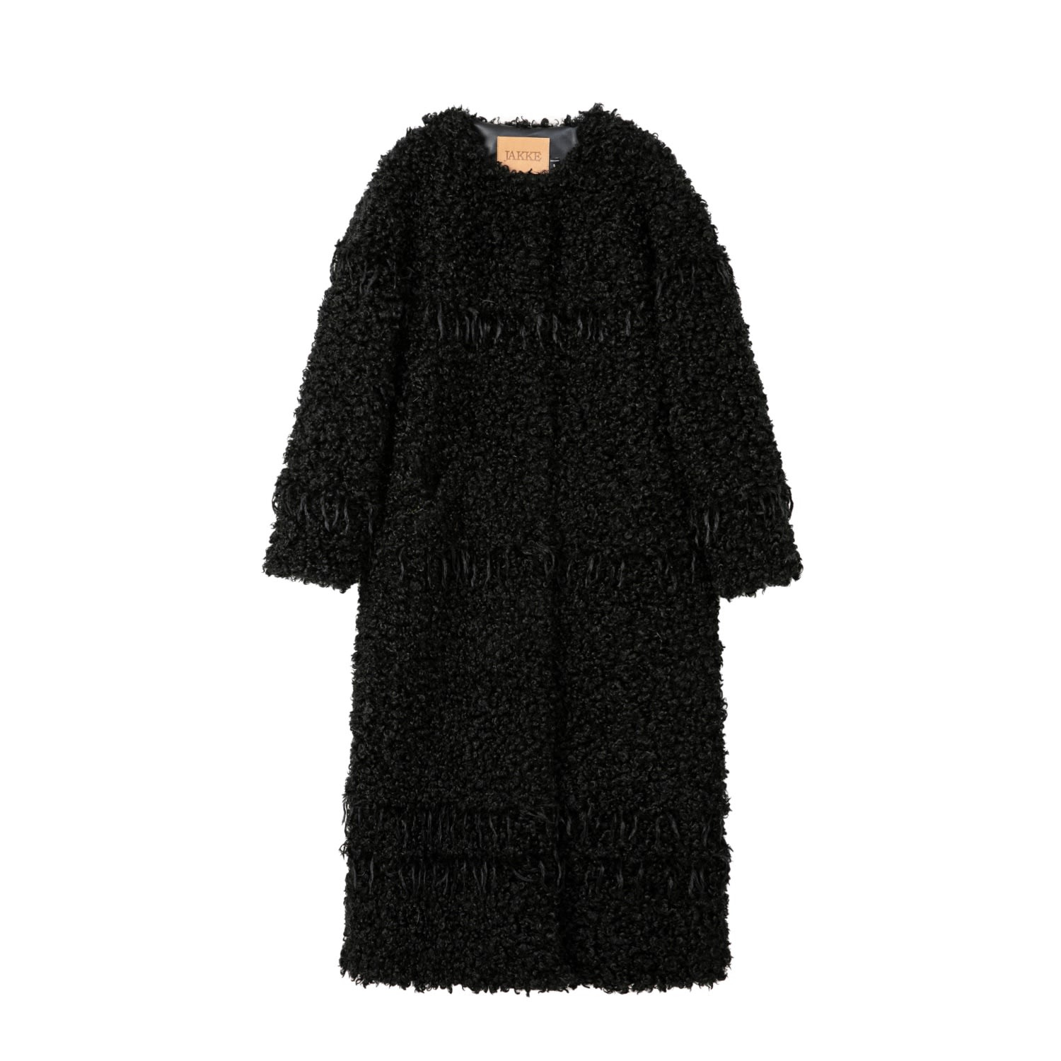 Jakke Women's Arc Lines Coat Black