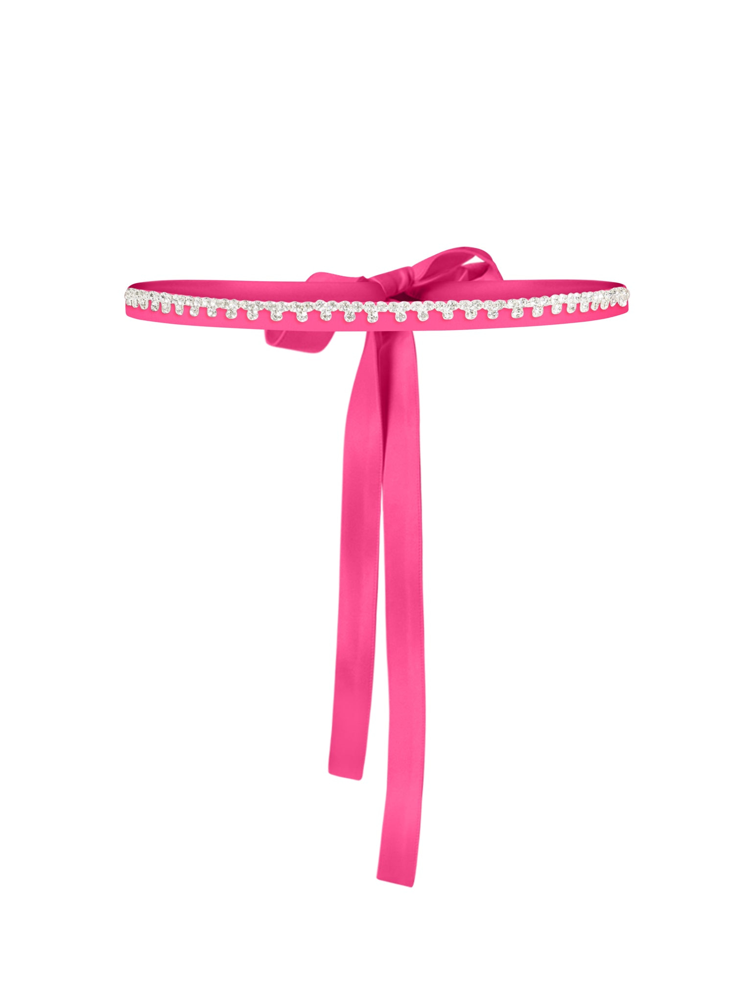 Tia Dorraine Women's Pink / Purple Crystal-embellished Belt - Hot Pink In Pink/purple