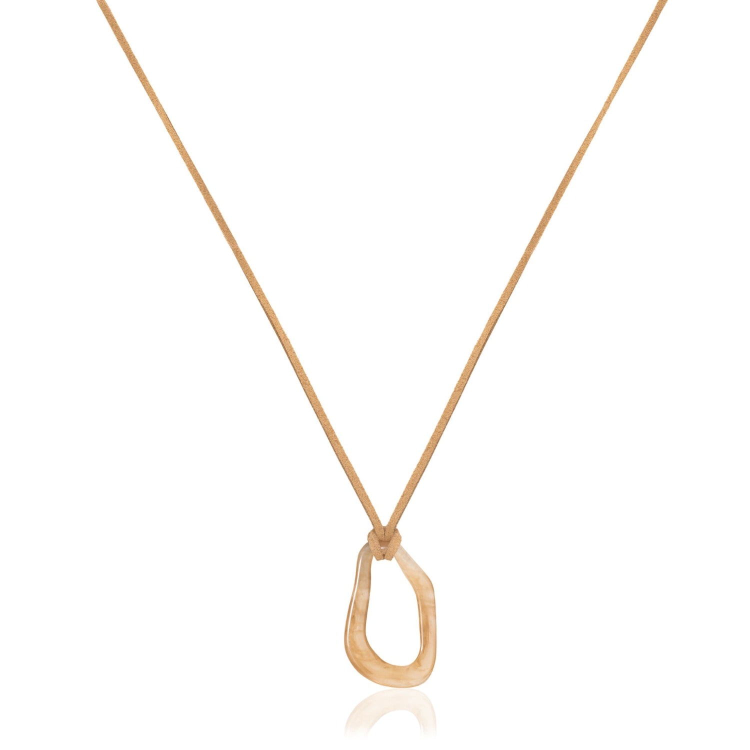 A Weathered Penny Women's Neutrals / Brown Nyx Necklace - Sand In Gold