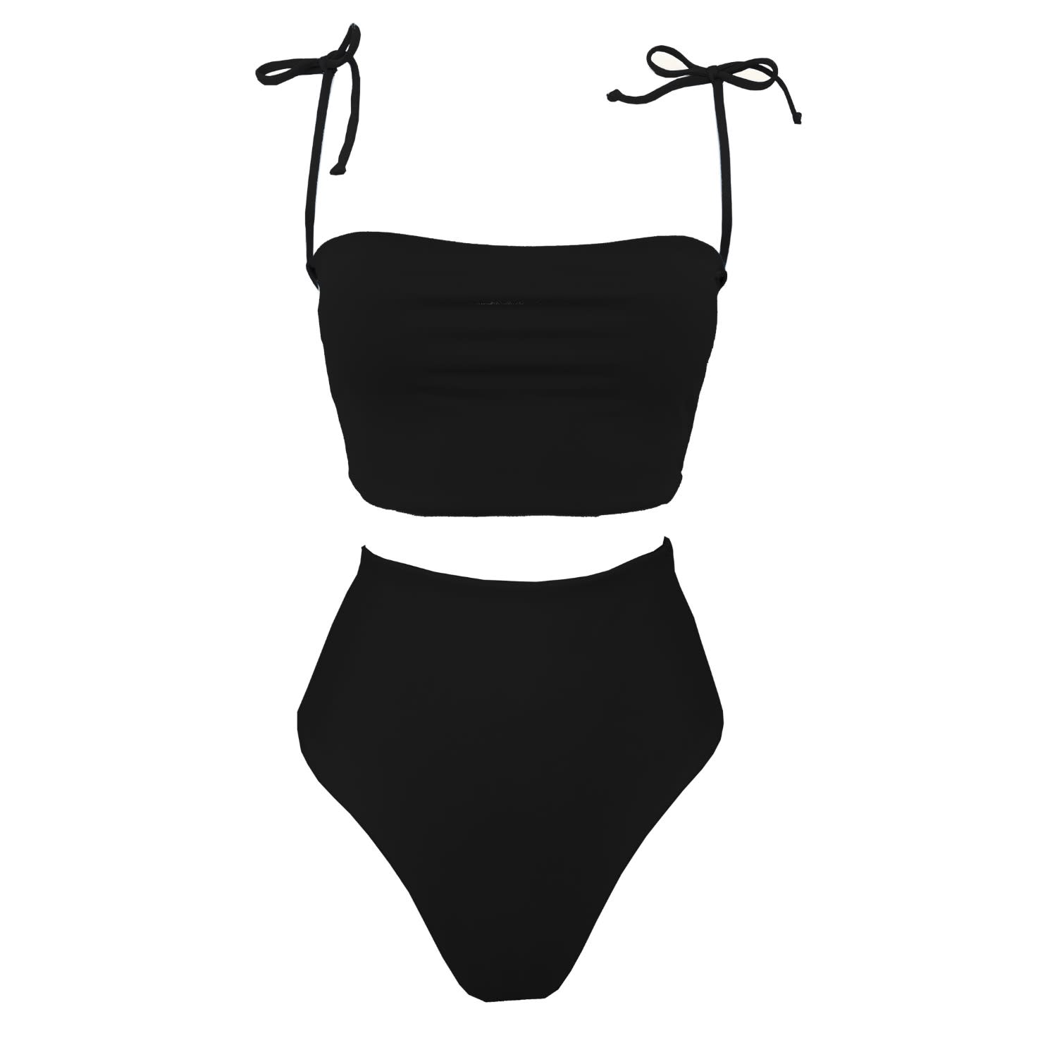 black fuller bust swimsuit