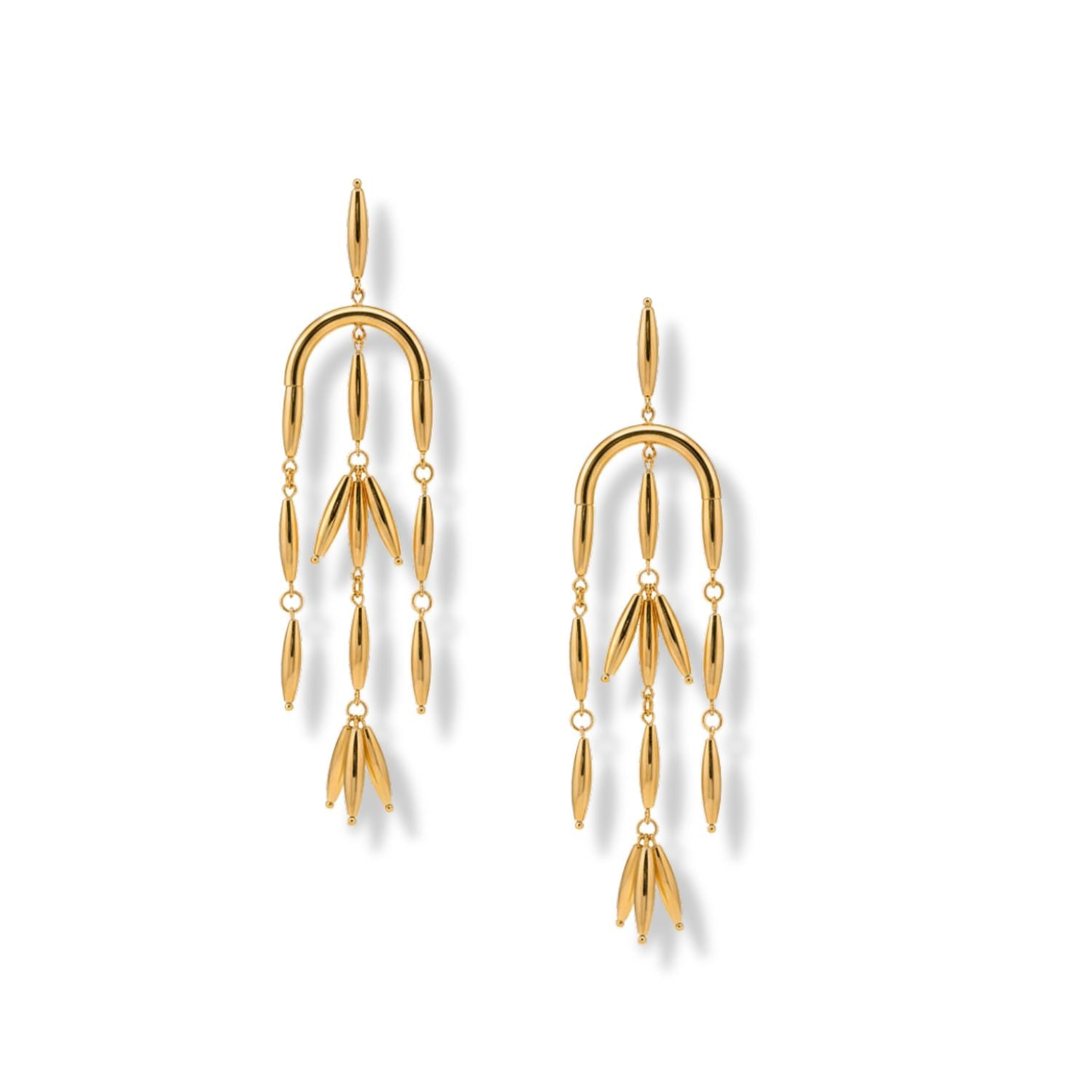 Jaredjamin Women's Gold Wisteria Chandelier Post Earrings In Gold