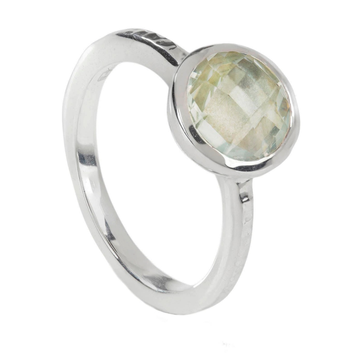 Women’s Estella Sterling Silver Ring Green Amethyst Neola Design