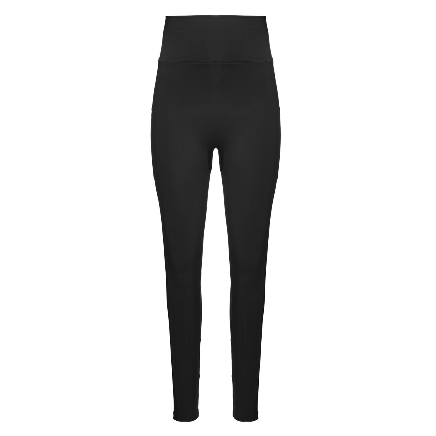 Women’s High Waisted Tech Bio Attivo Legging With Pockets Nero Black Large Balletto Athleisure Couture