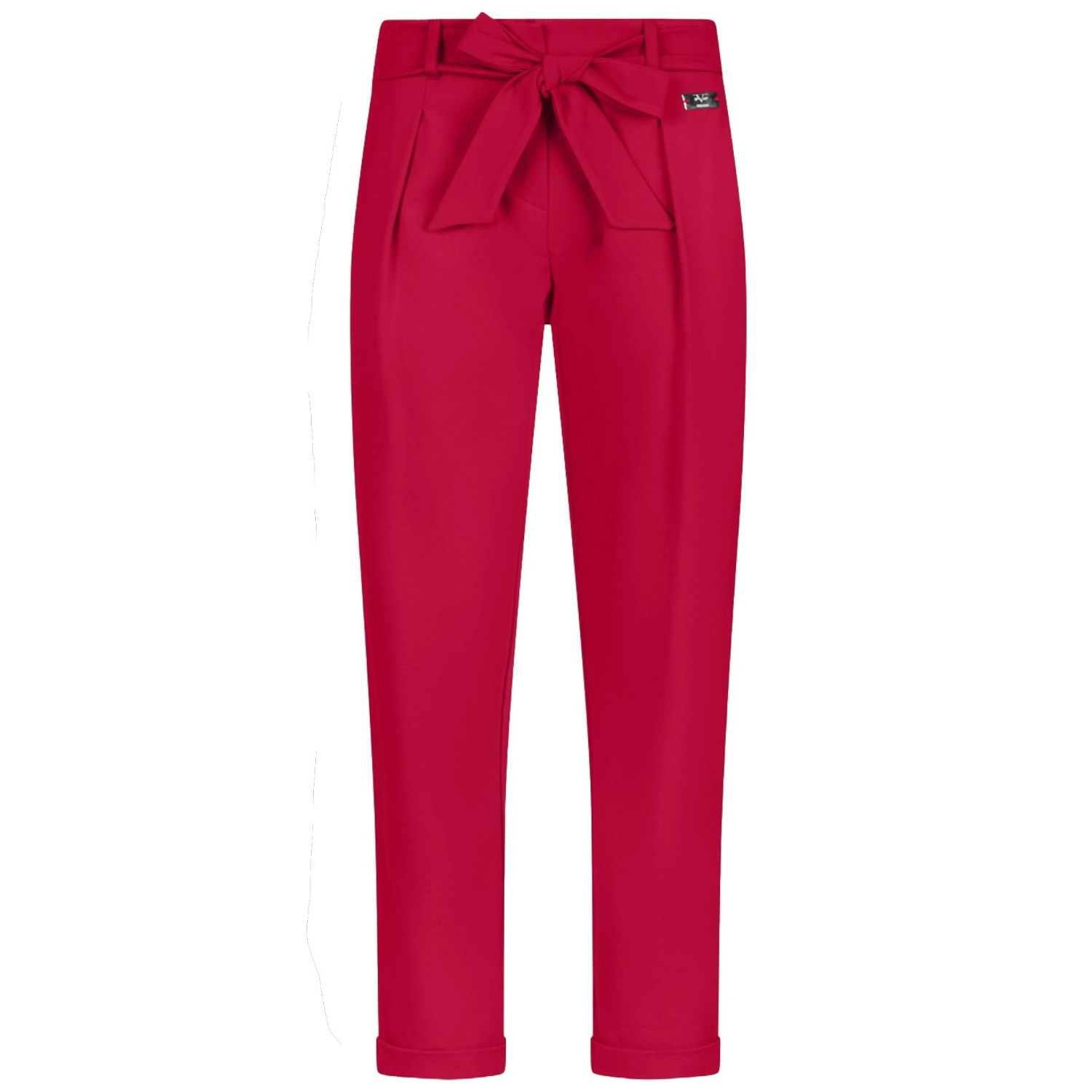 19v69 Italia By Versace 19.69 Abbigliamento Sportivo Srl Women's Red Paper Bag Trousers Pisa - Bordeaux In Red