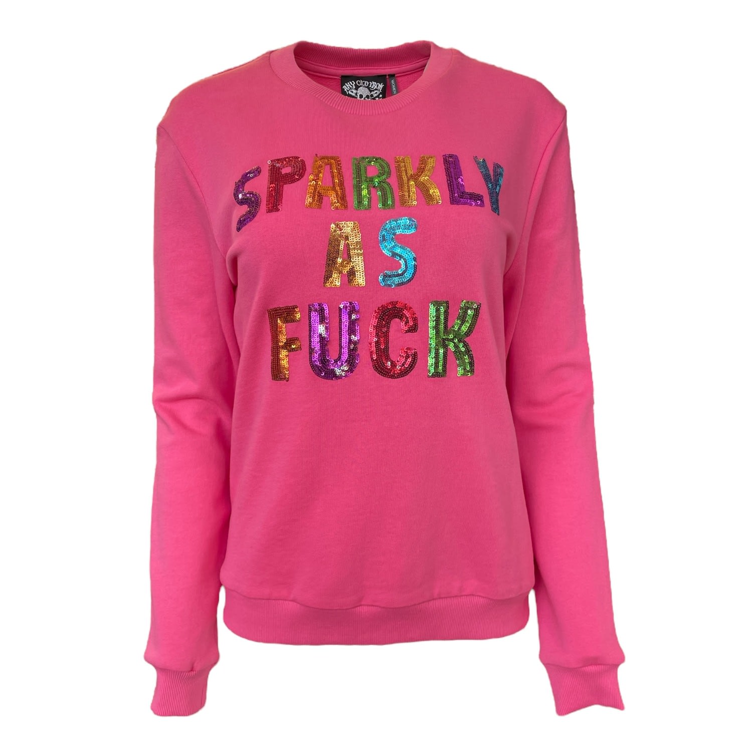 Any Old Iron Women's Pink / Purple  Pink Sparkly As Fuck Sweatshirt In Multi