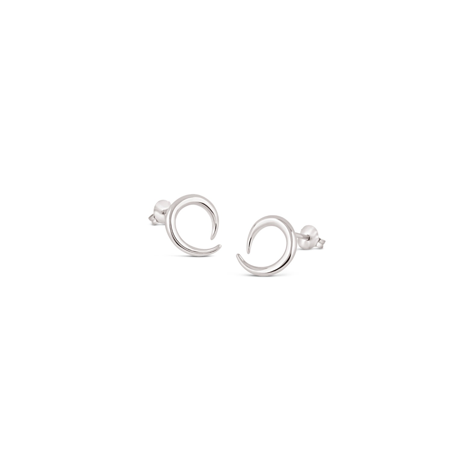 Dinny Hall Women's Toro Horn Studs Silver