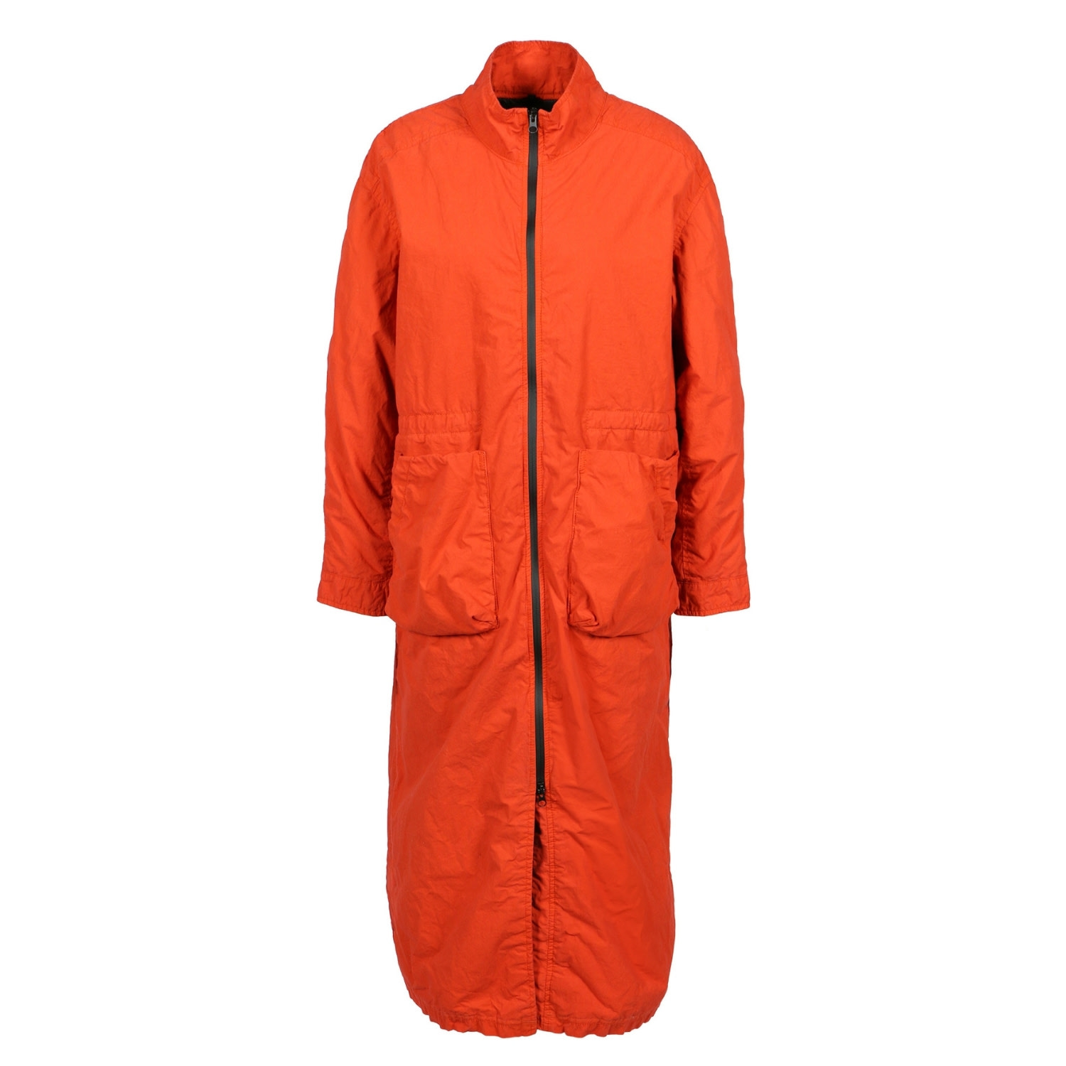 Freaky Nation Women's Orange Light Padded Textile Coat