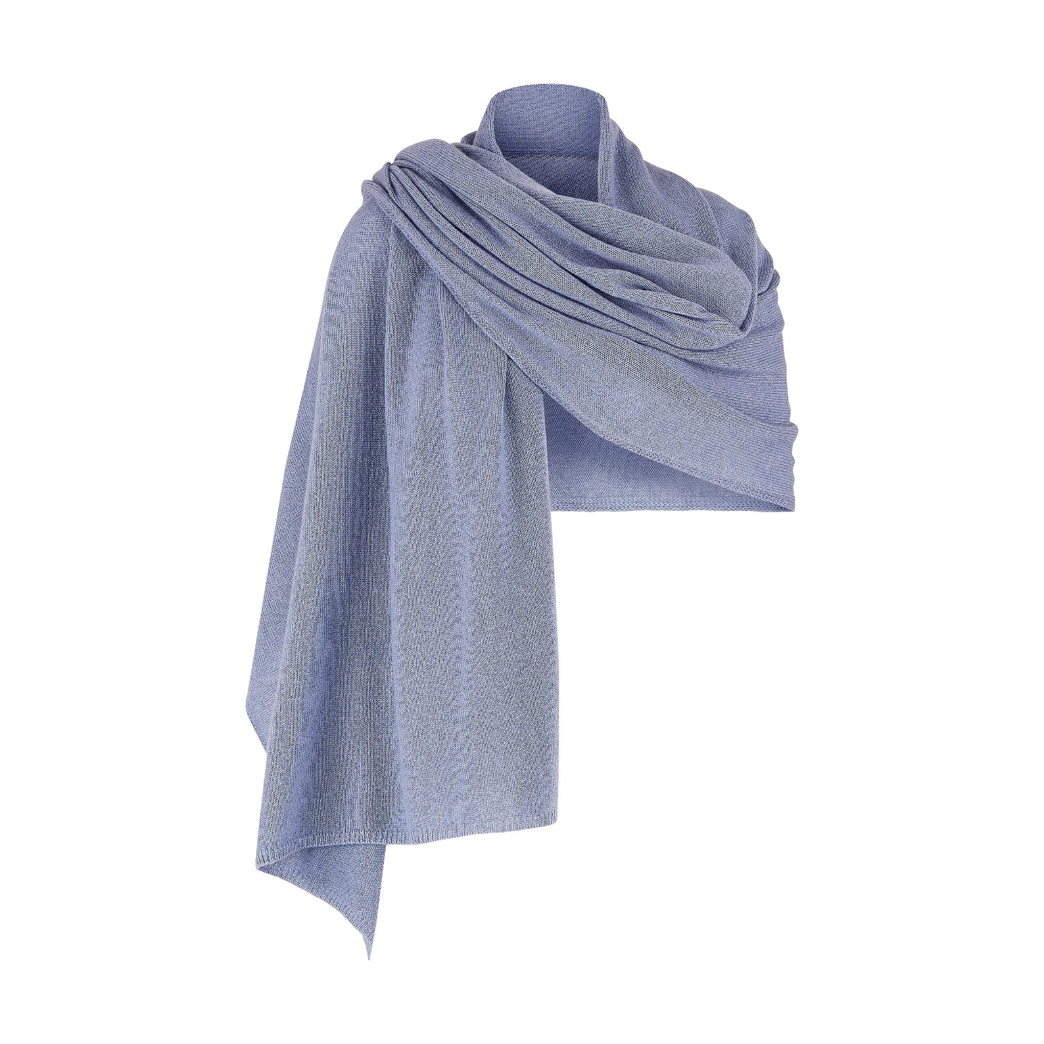 Women’s Cashmere Wrap In Blue Roisin Linnane