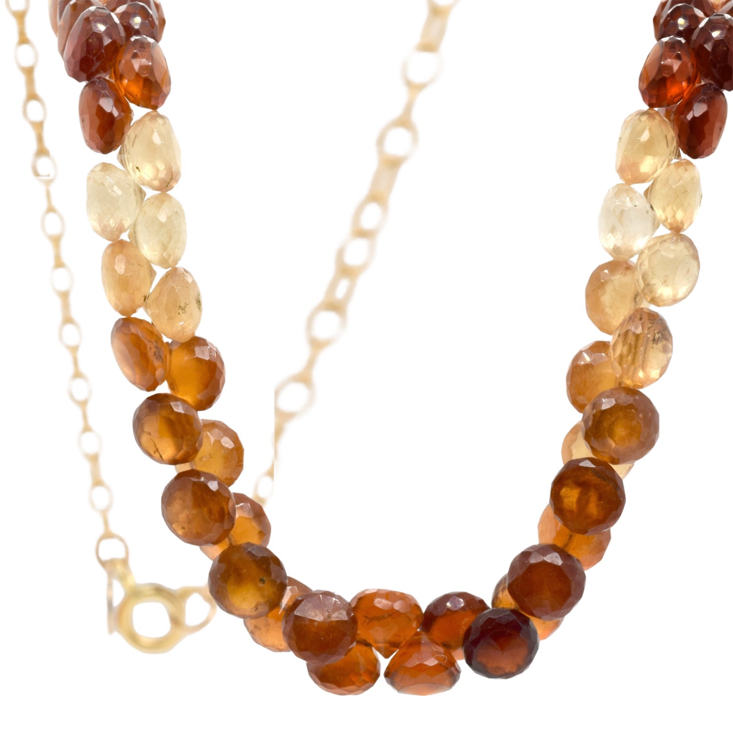 Lori Kaplan Design Women's Gold / Yellow Hessonite Onion Necklace In Gold