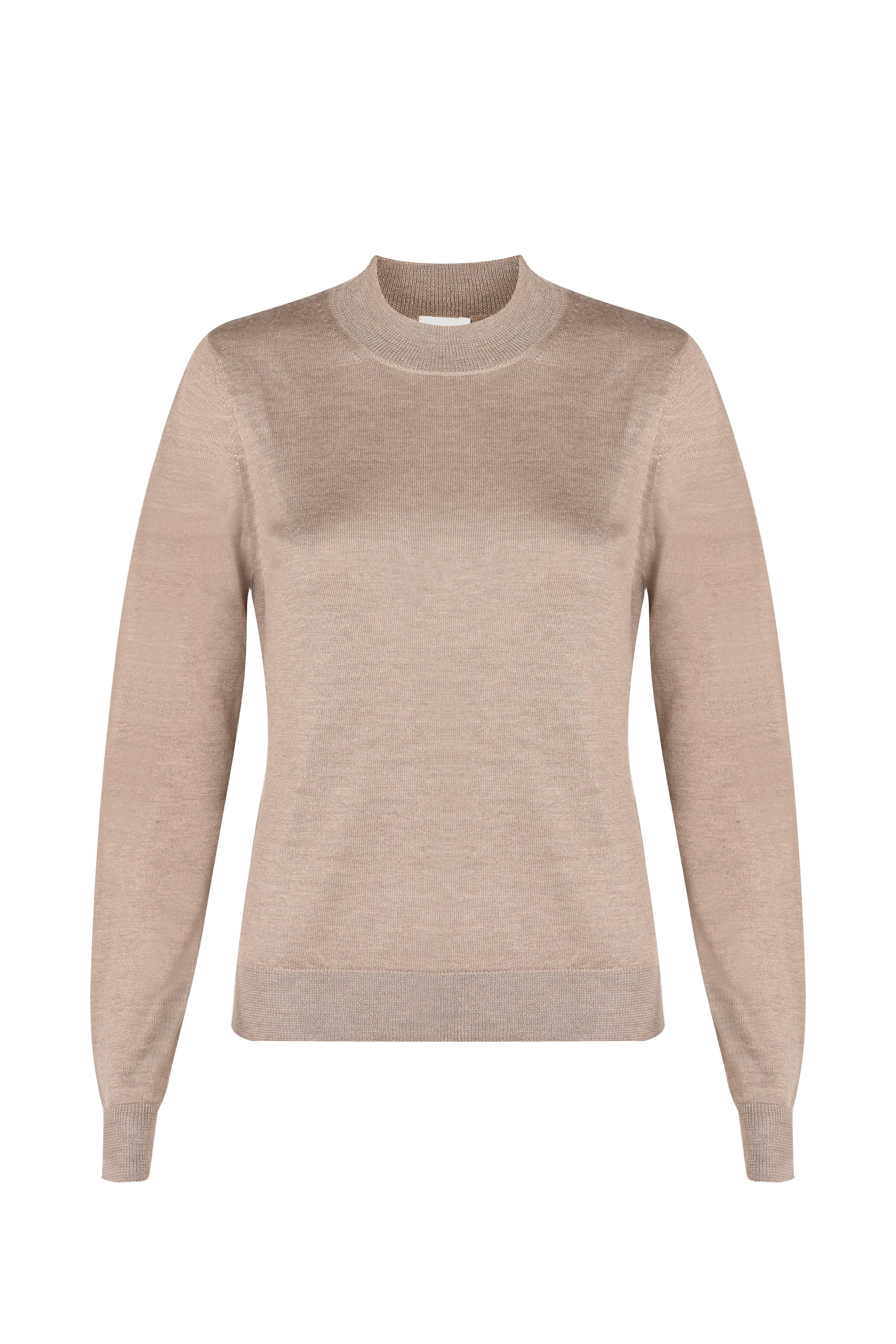 Justlove Women's Neutrals Cashmere / Silk Top Simple Organic