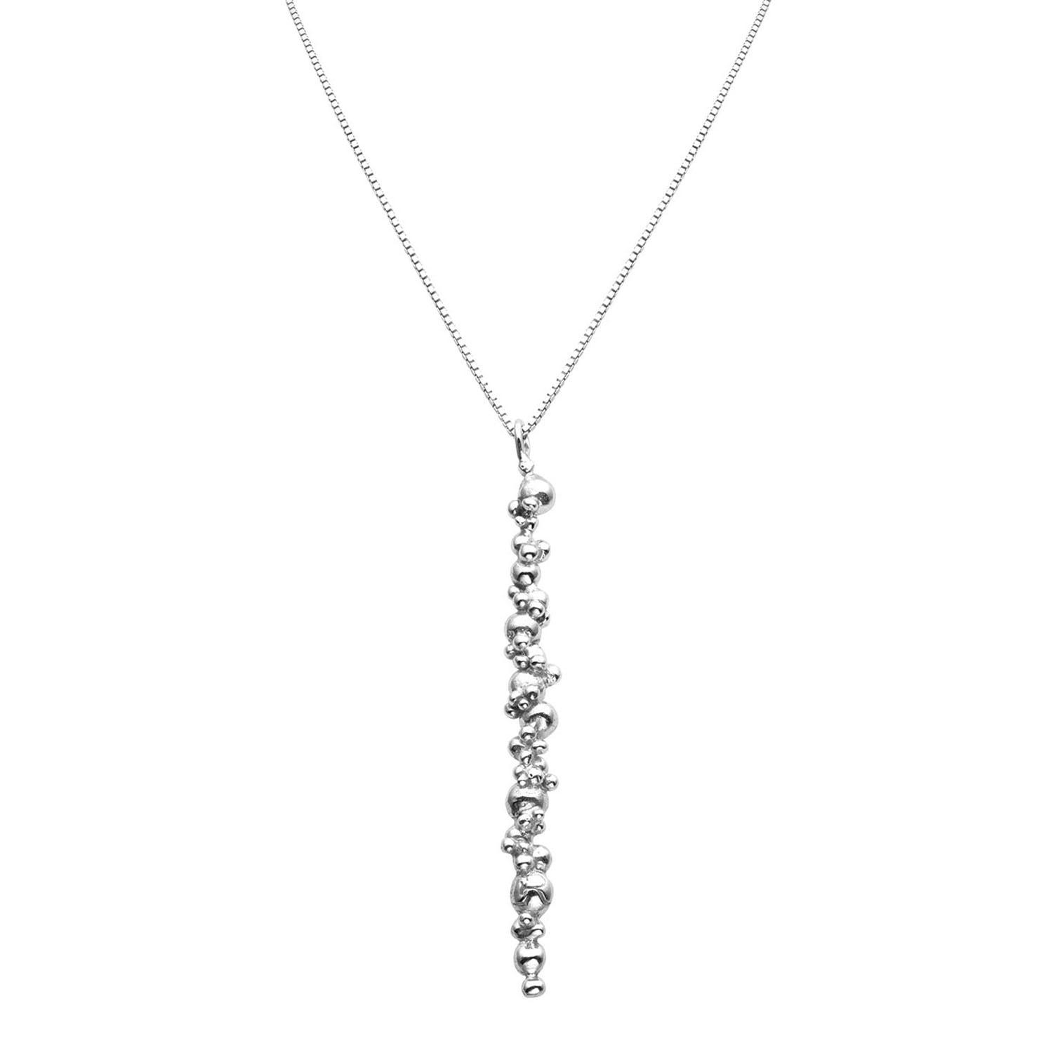 women's céleste deux necklace silver eva remenyi