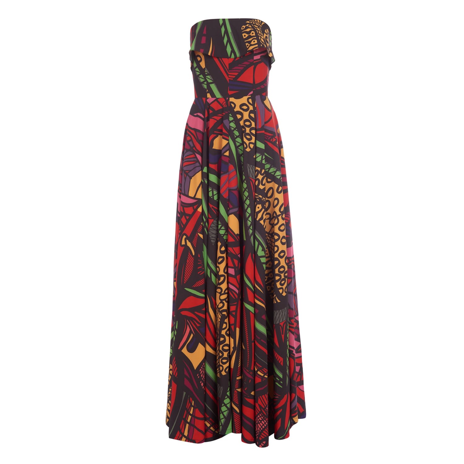 Kahindo Women's Red Strapless Gown In Red