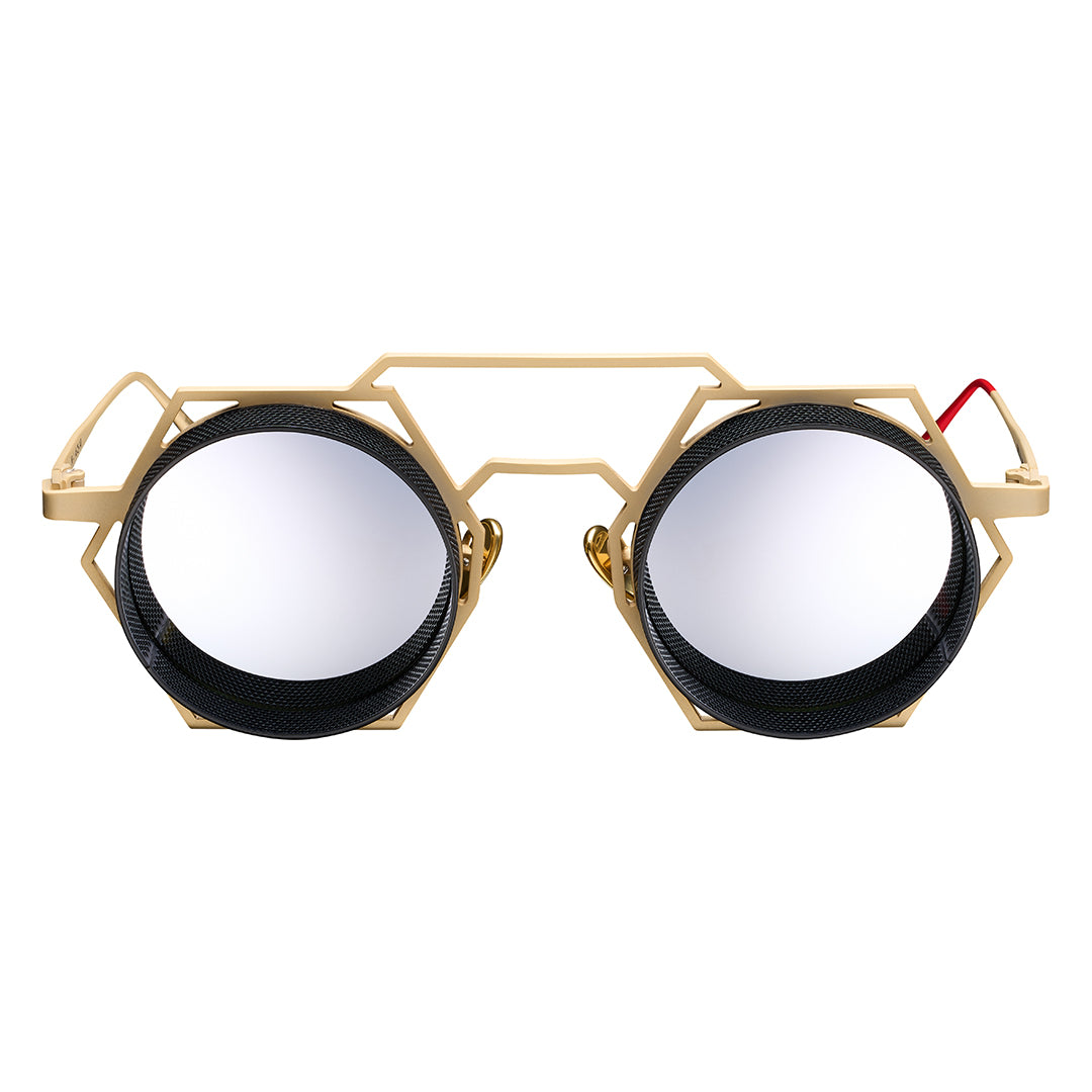 Women’s The Nikky - Unisex - Gold & Black Matte Frame Vysen Eyewear