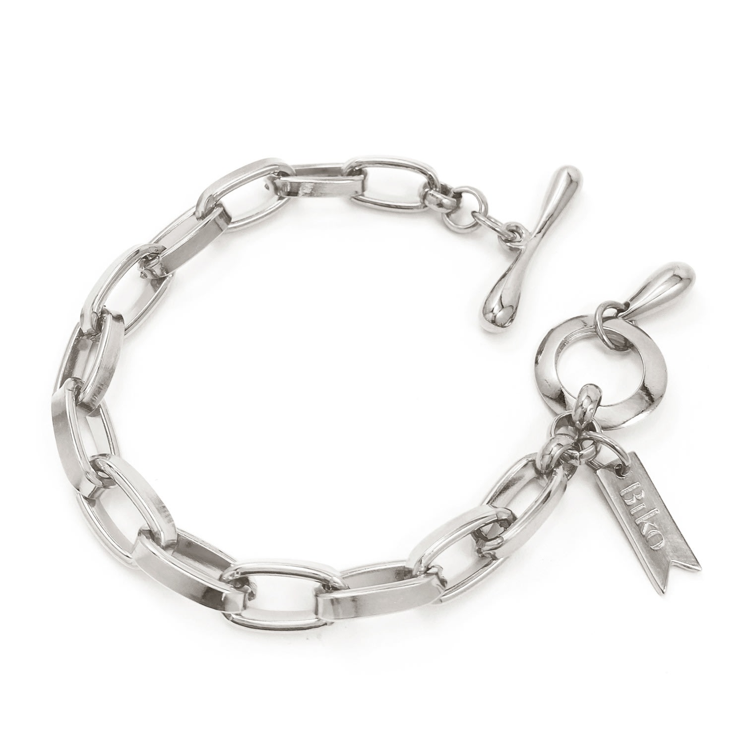 Biko Women's Small Chainlink Bracelet Silver
