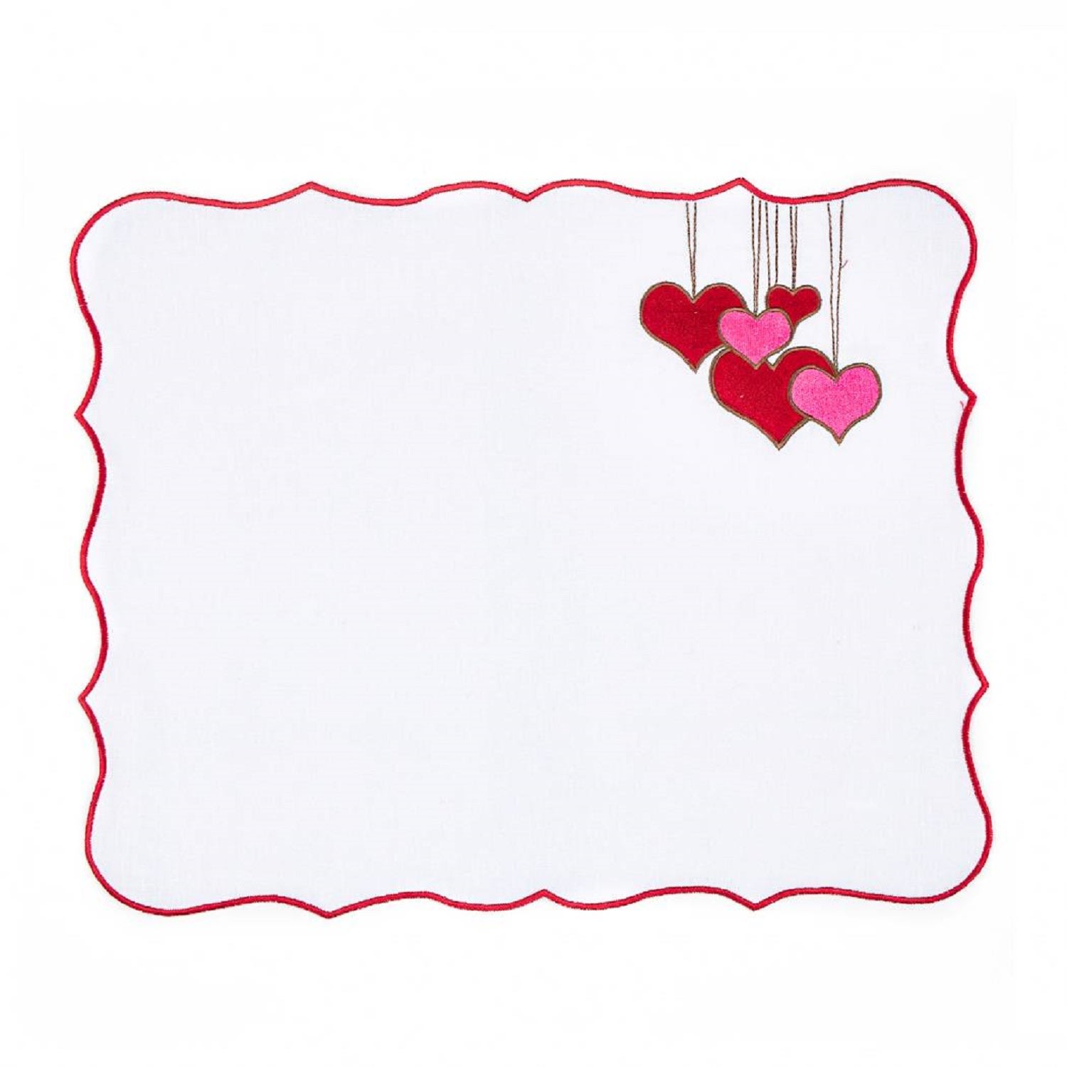 Valentine - Linen Placemat Set Of 2 Km Home Collection