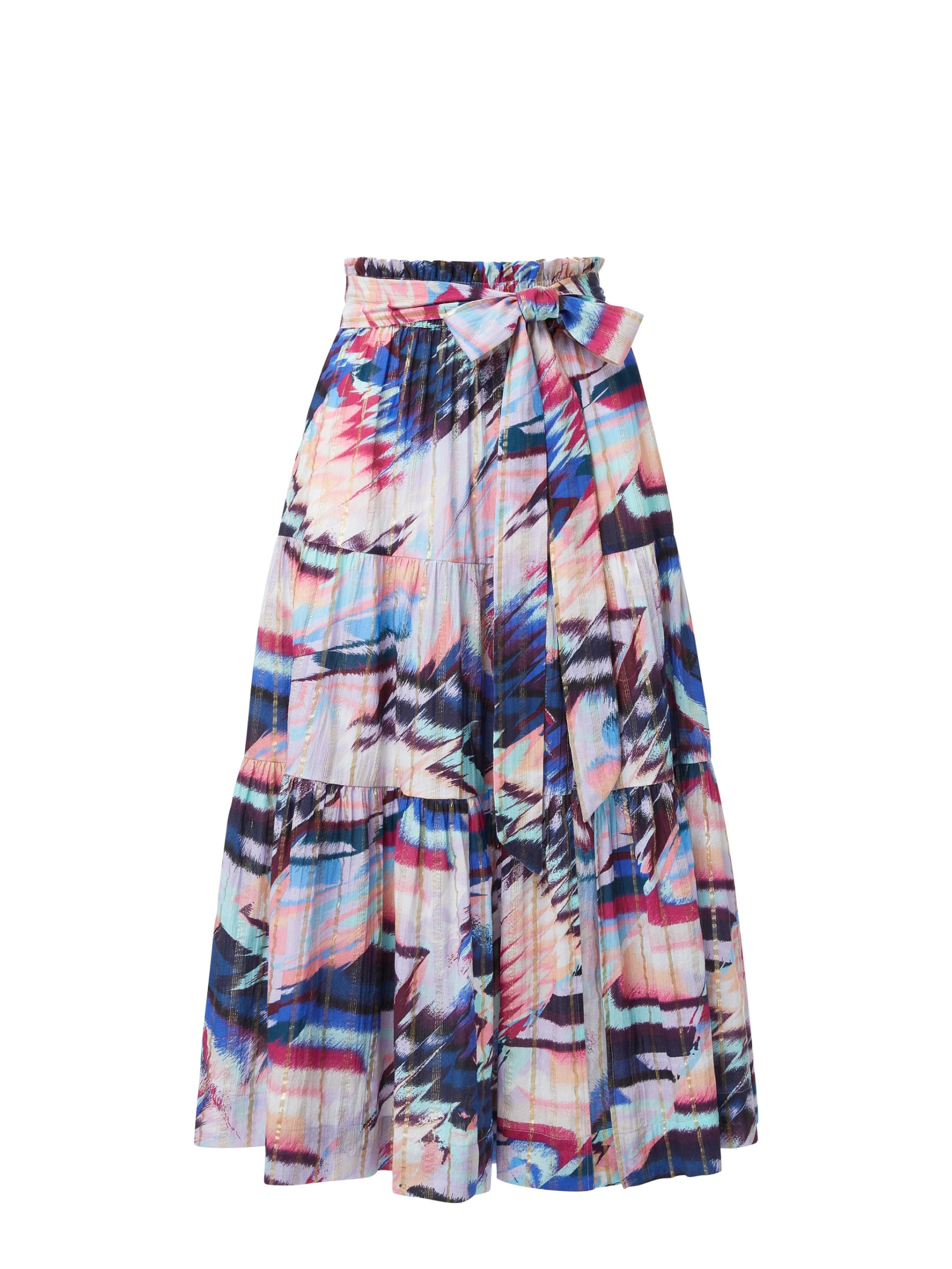 Women’s Pink / Purple / Blue Jenni Skirt Mosaic M/L Change of Scenery